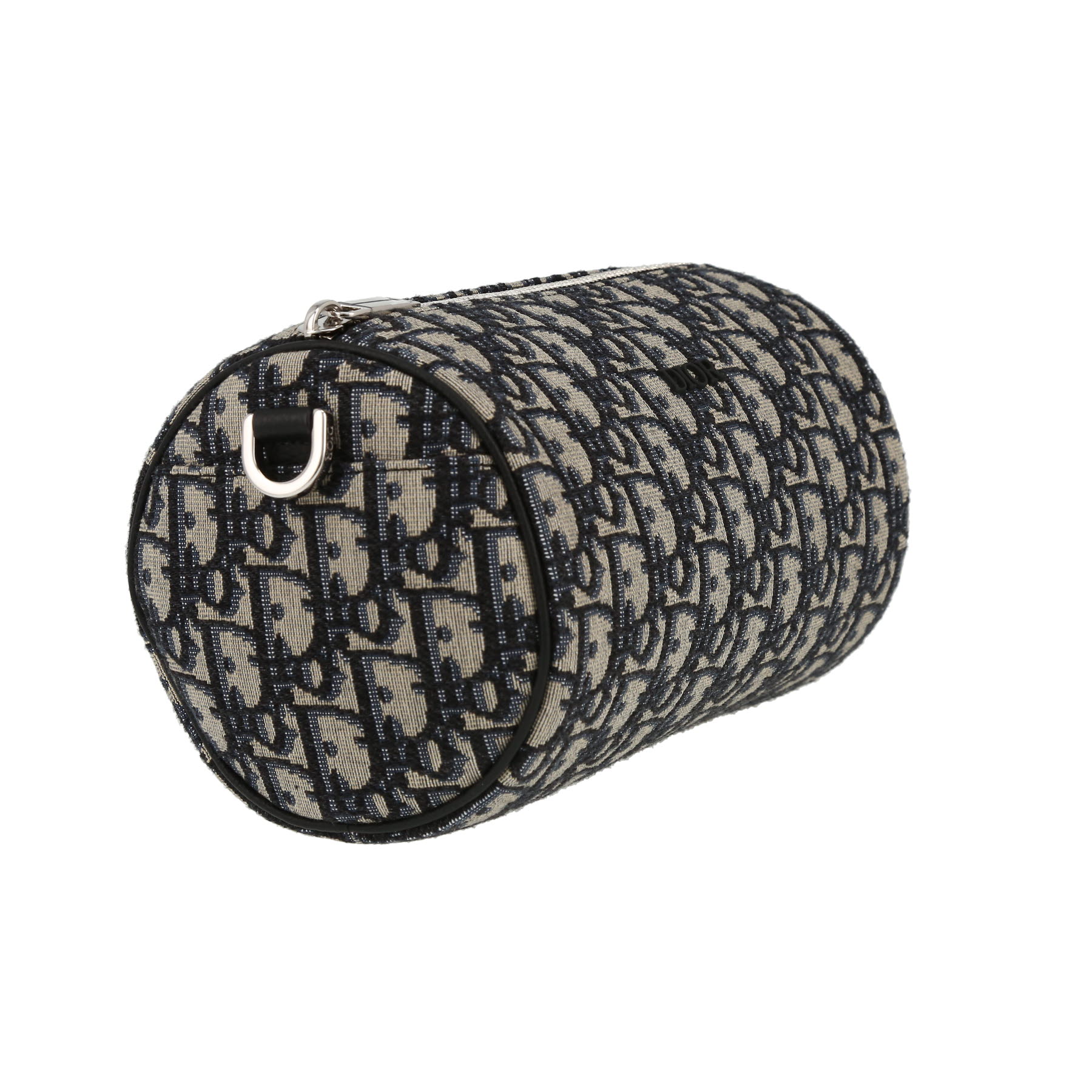Sac bandoulière Dior  Roller en toile monogram Oblique bleue
