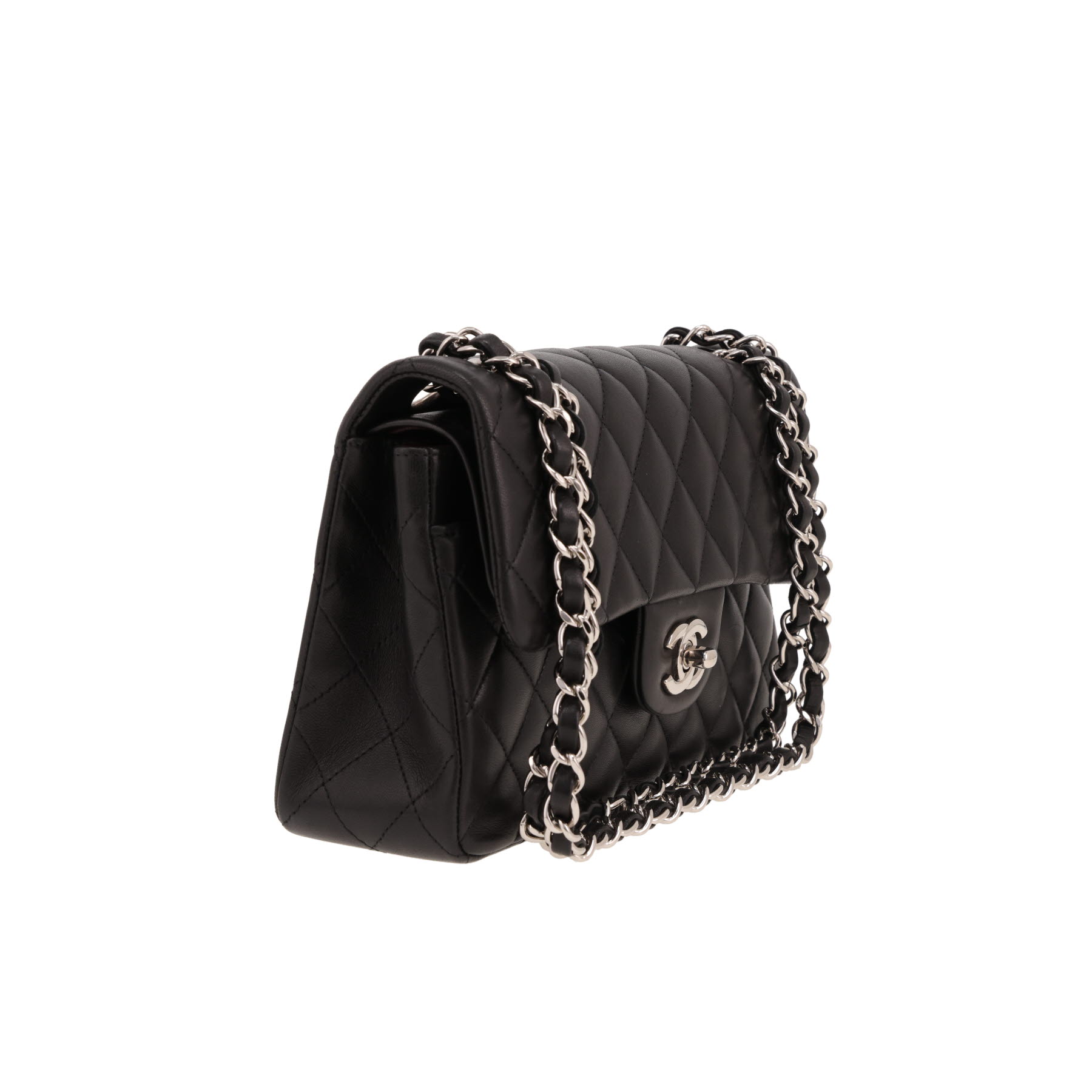 Borsa a tracolla Chanel  Timeless Petit in pelle trapuntata nera