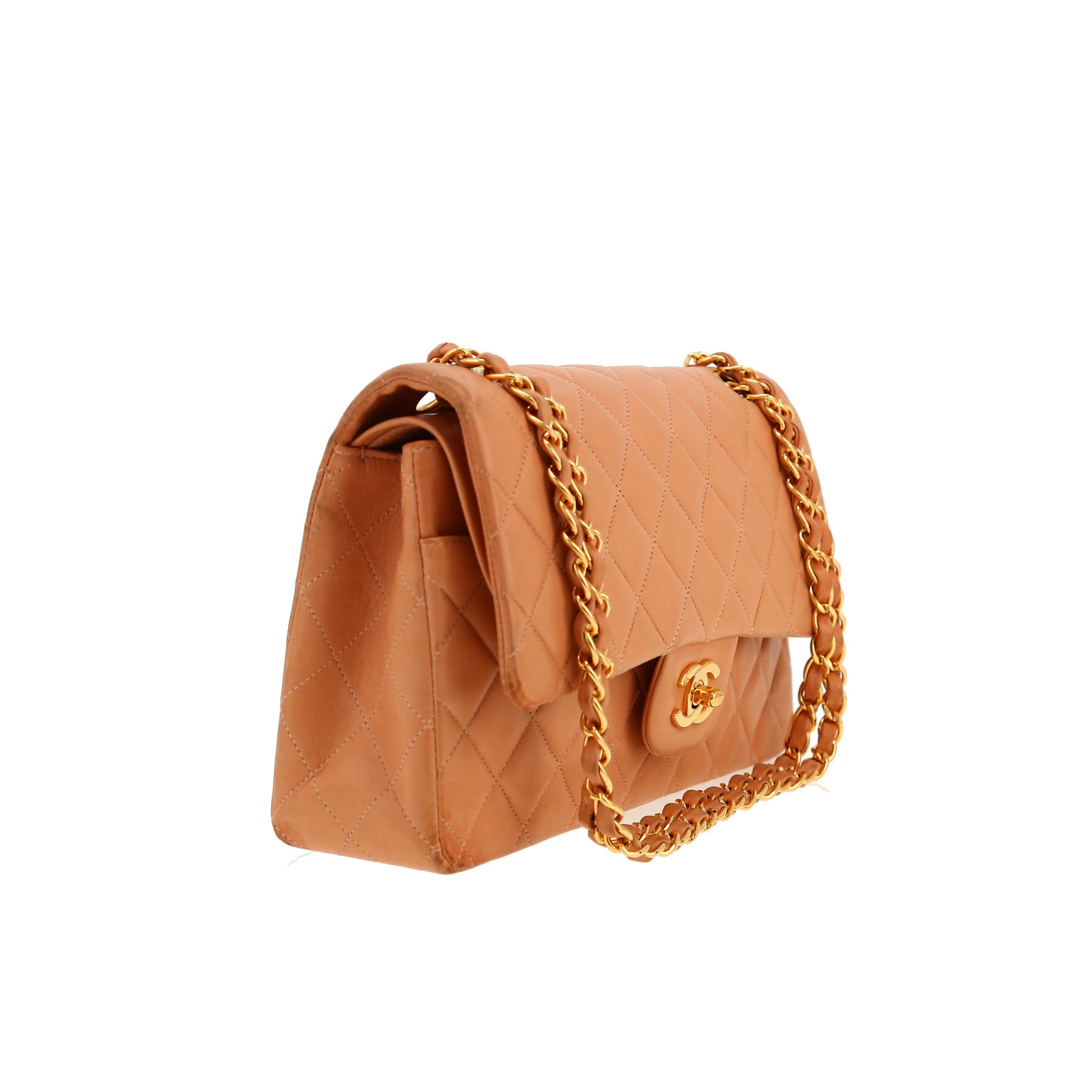 Chanel  Timeless Classic handbag  in pink quilted leather