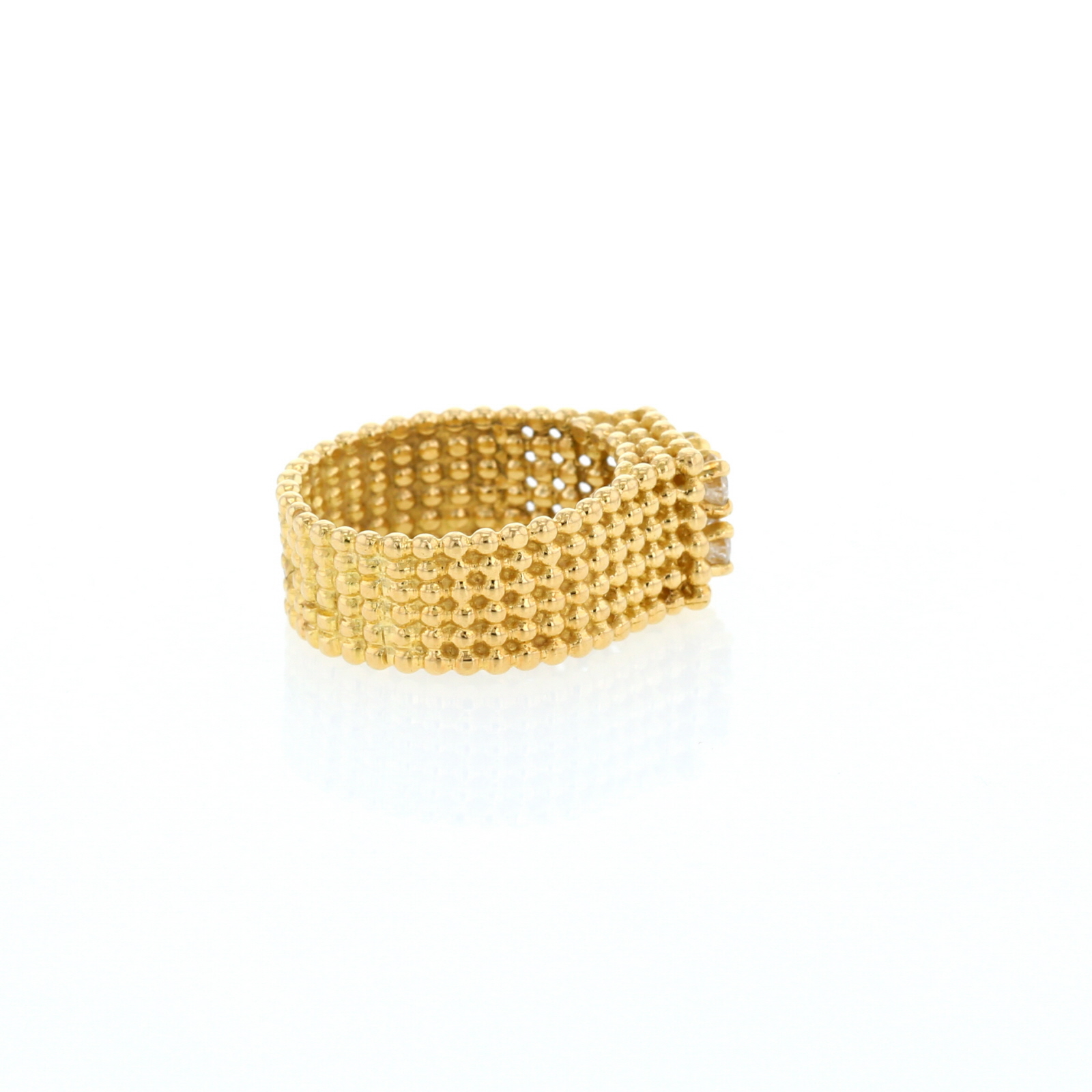 Bague Vintage  en or jaune et diamants