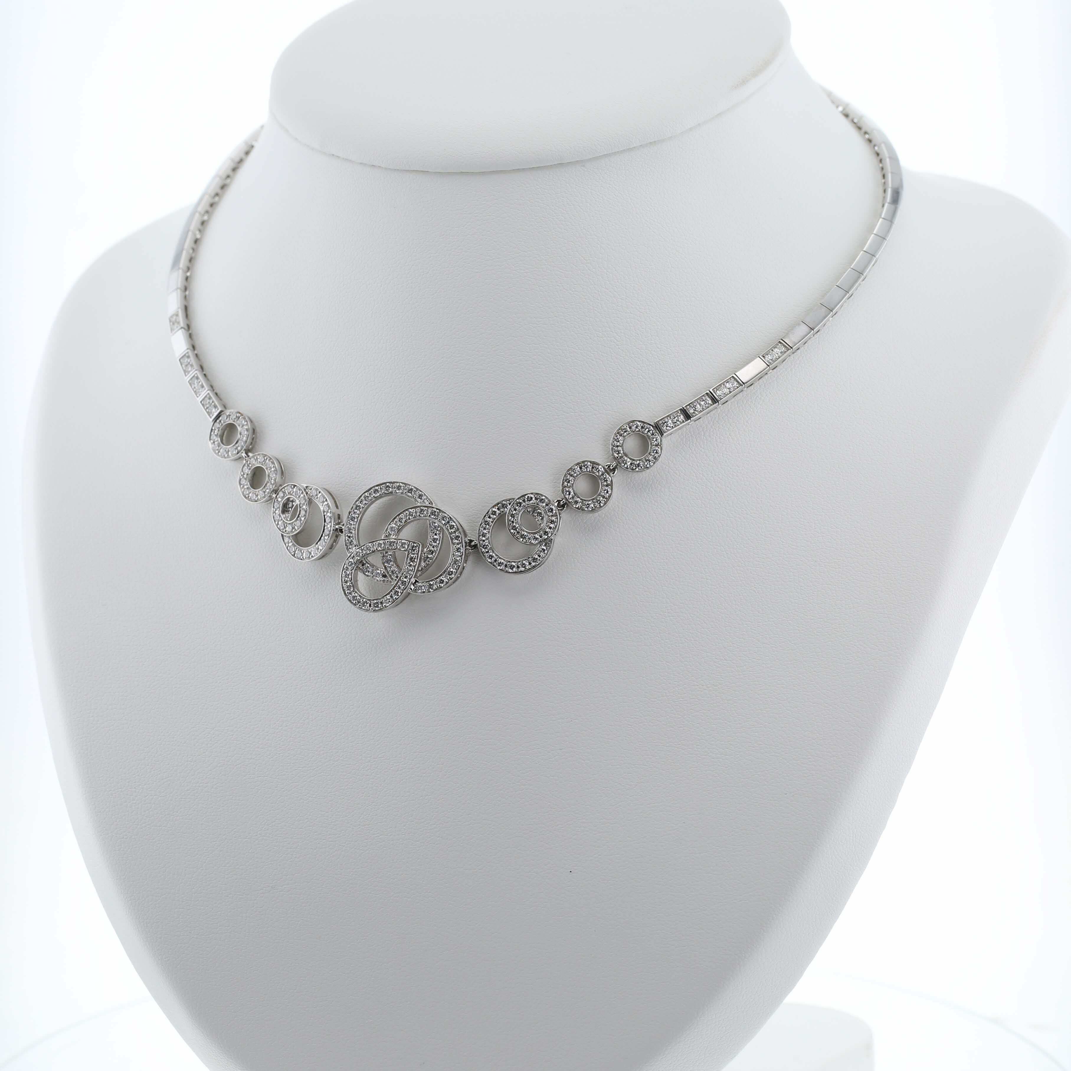 Boucheron Ava necklace in white gold and diamonds Boucheron Ava necklace in white gold and diamonds