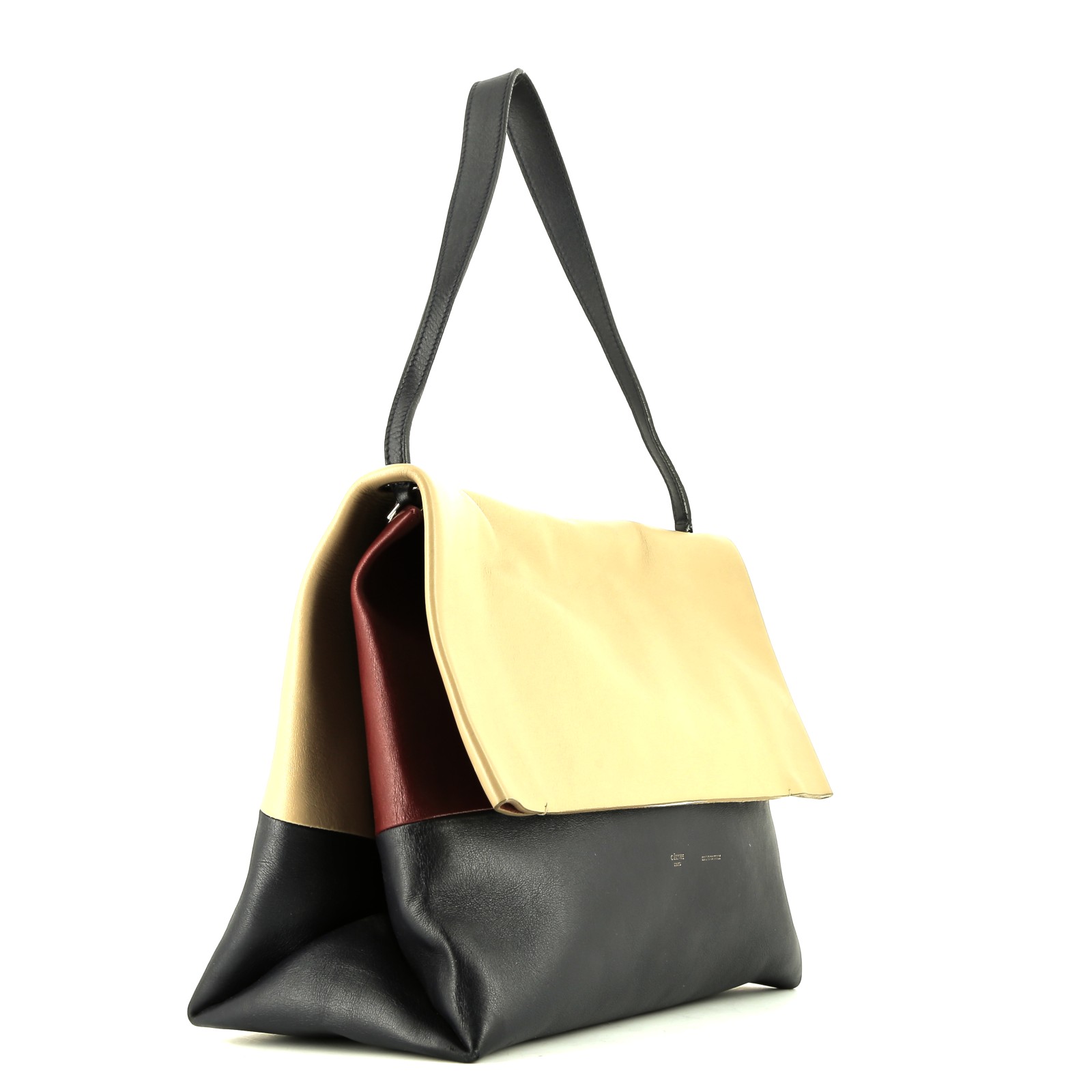 Borsa Celine  All Soft in pelle beige bordeaux e nera