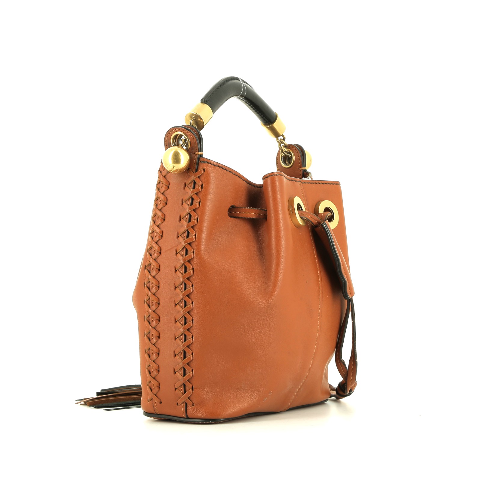 Sac bandoulière Chloé   en cuir gold