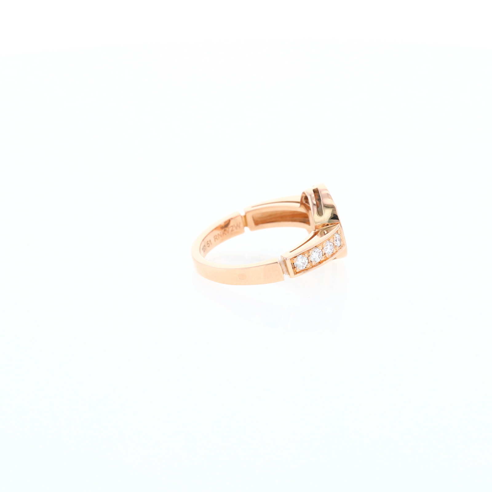 Bague Bulgari Bulgari Bulgari en or rose et diamants