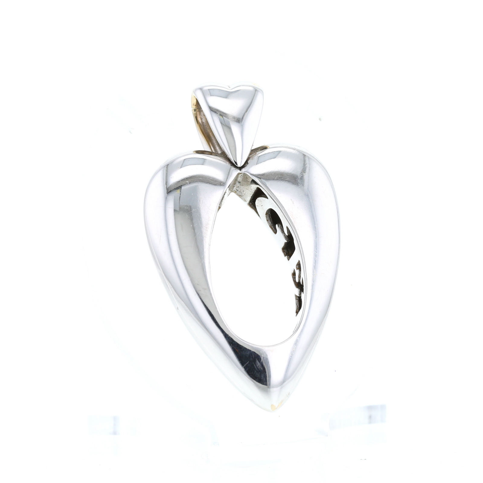 Ciondolo Piaget Coeur in oro bianco