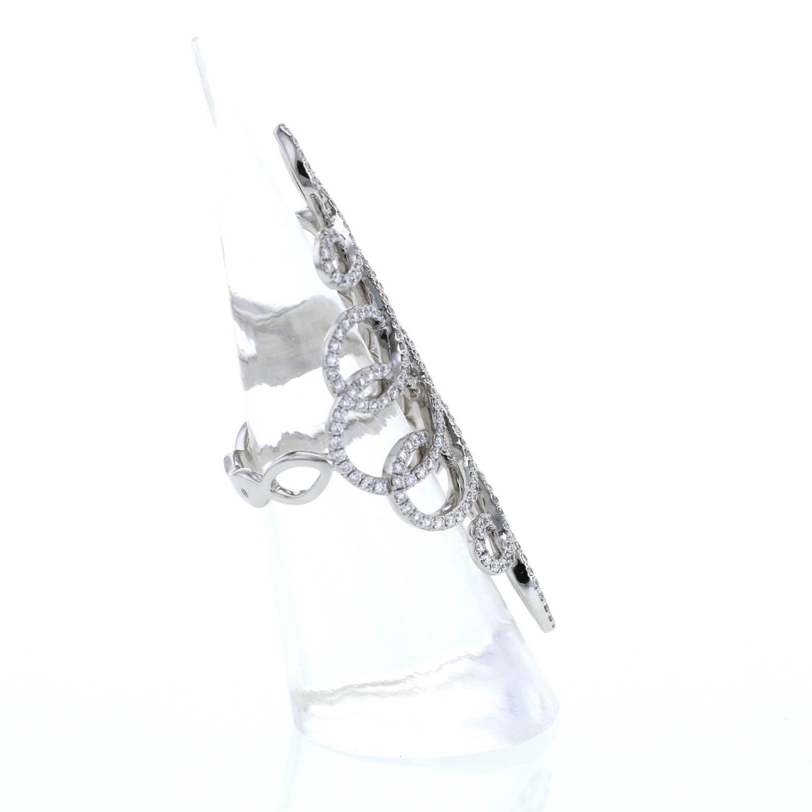 Messika Promess large model ring in white gold and diamonds