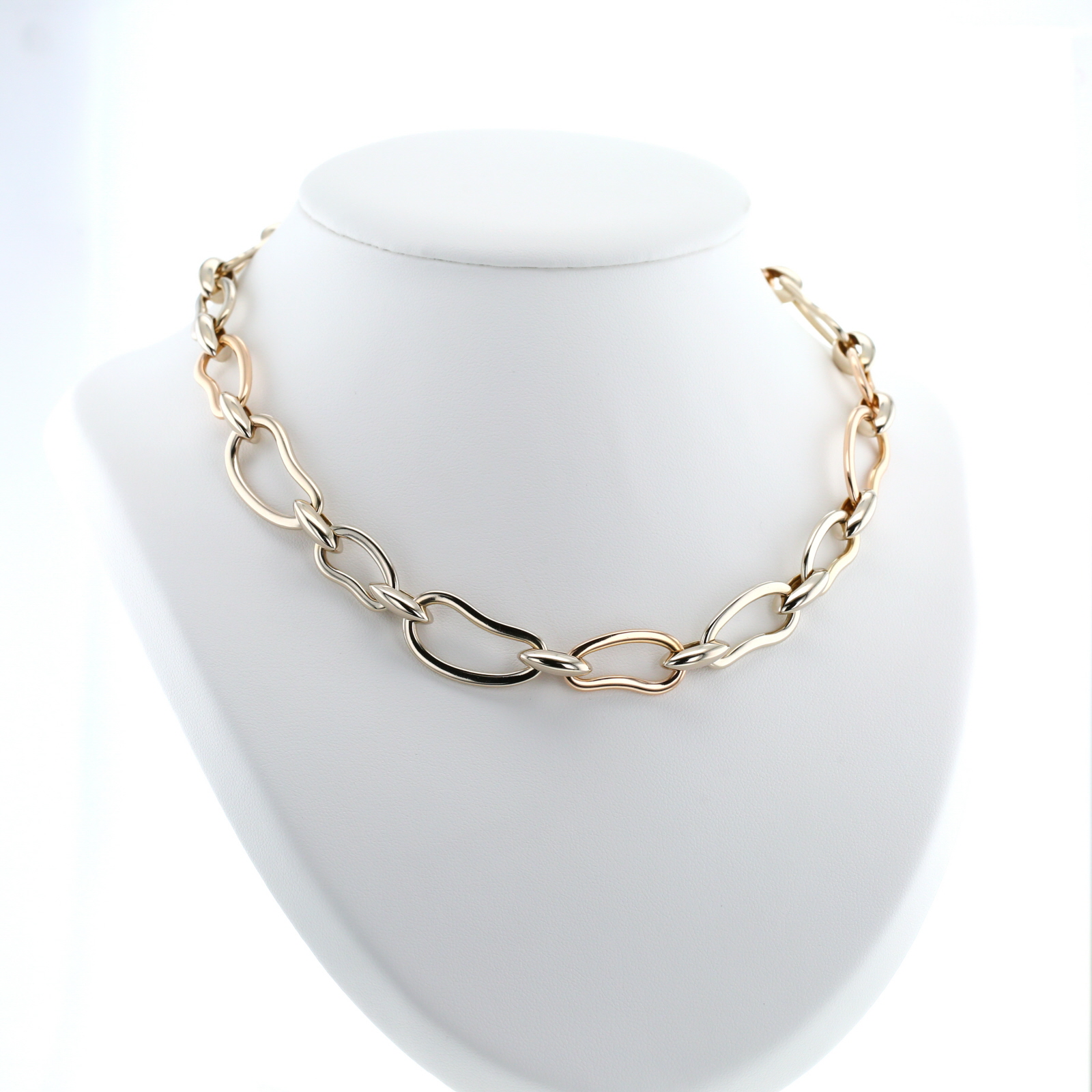 Collier Pomellato Paisley en or blanc et or rose