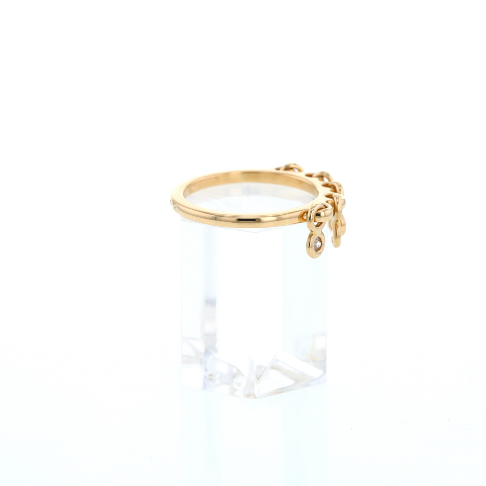 Dior Coquine ring in yellow gold and diamonds