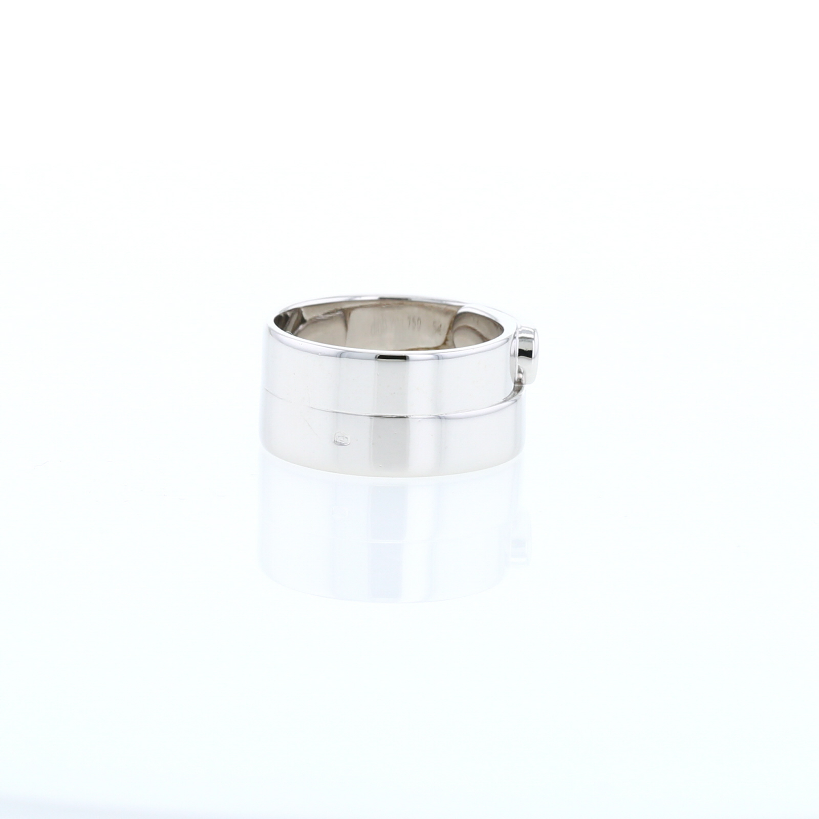 Dinh Van Double Sens ring in white gold and diamonds