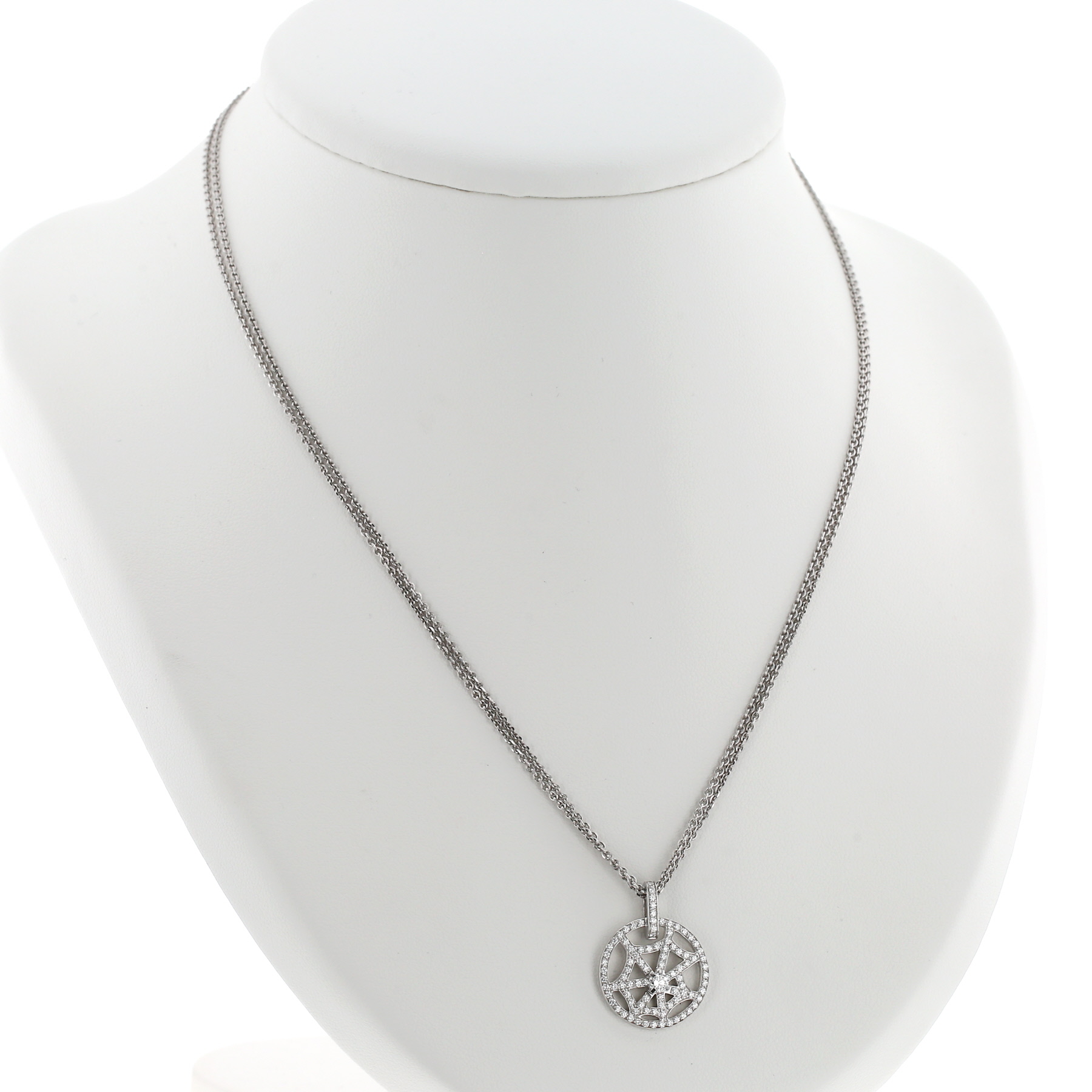 Collar Chaumet Attrape Moi Si Tu M'Aimes de oro blanco y diamantes