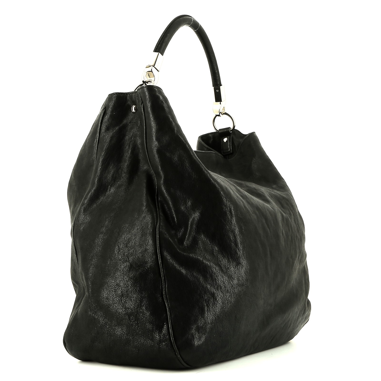 Bolso Cabás Saint Laurent  Roady en cuero negro