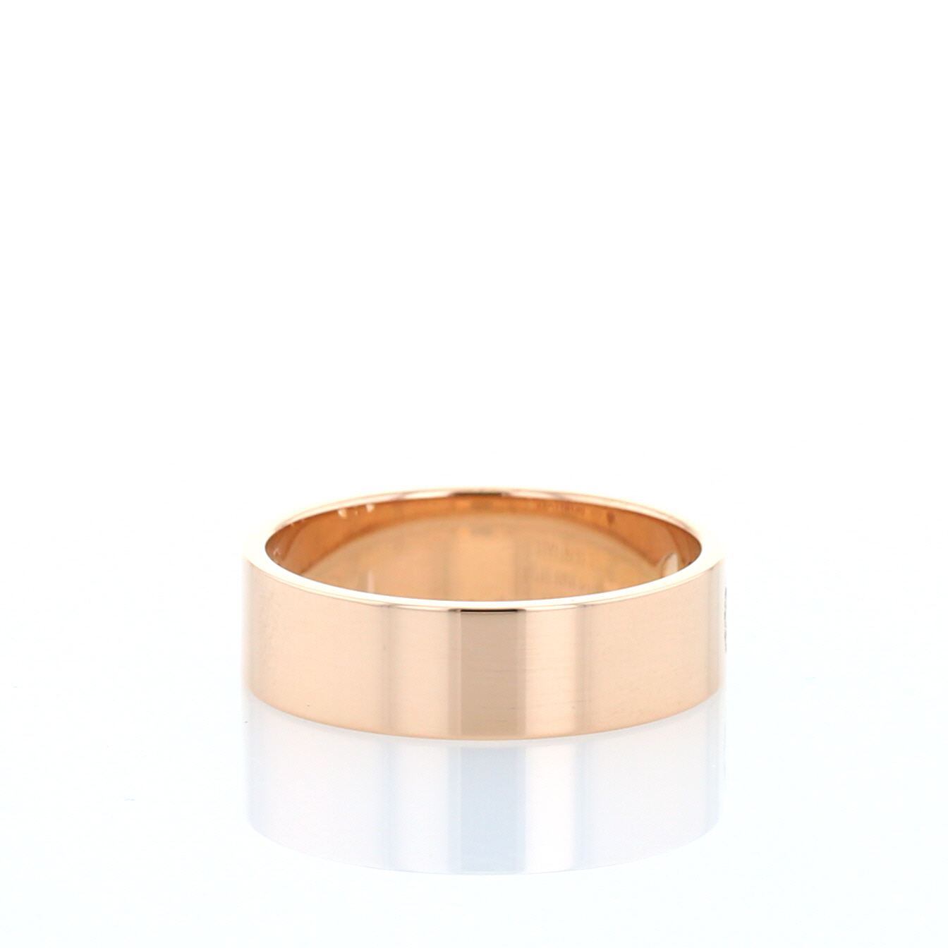 Hermès H d'Ancre ring in pink gold and diamond