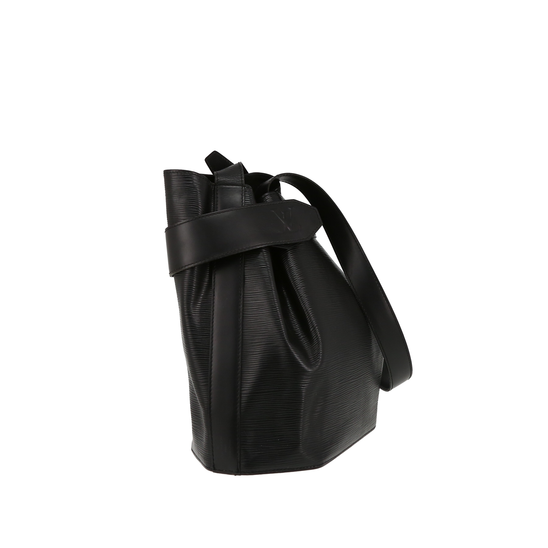 Louis Vuitton  Sac d'épaule shoulder bag  in black epi leather