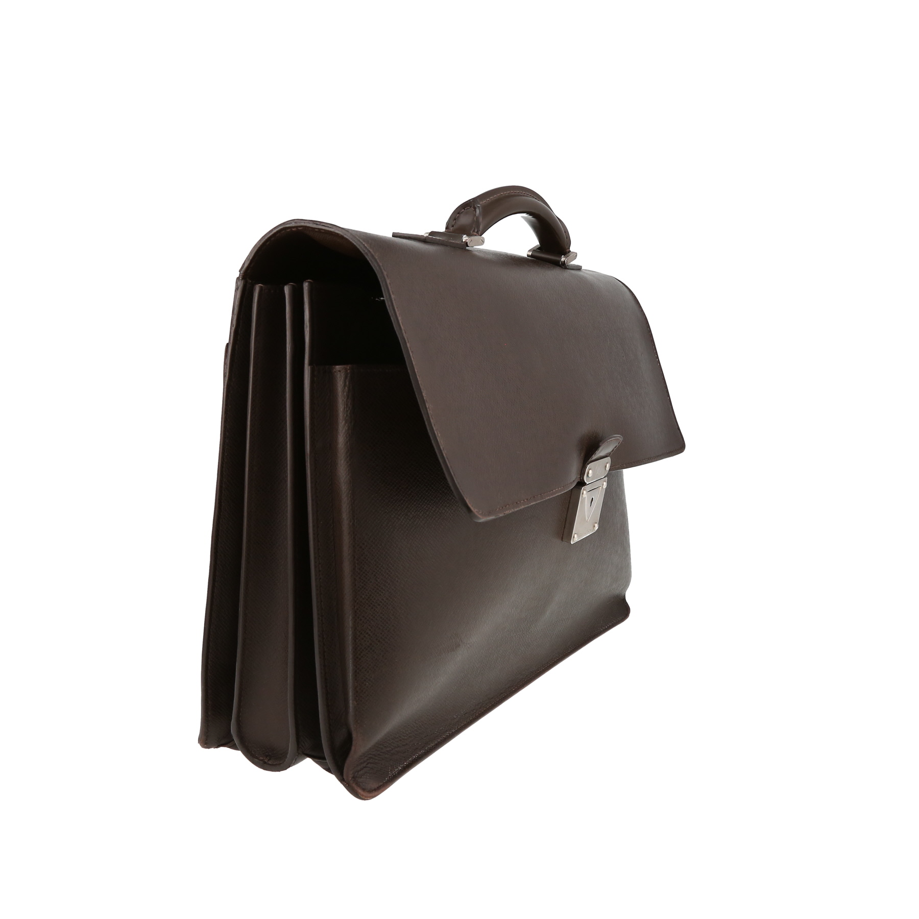 Borsa portadocumenti Louis Vuitton  Robusto in pelle taiga marrone
