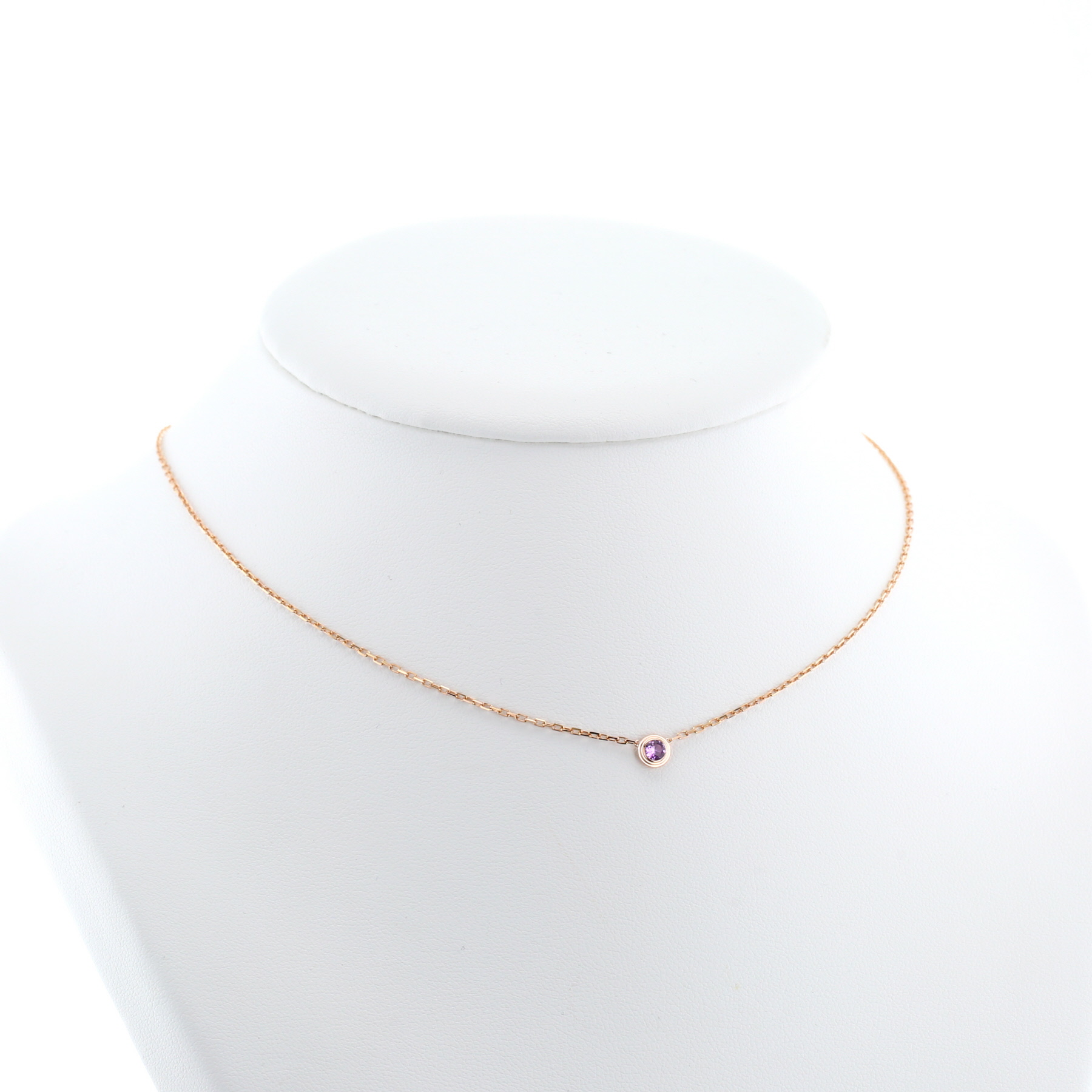 Collier Cartier Cartier d'Amour en or rose et saphir rose Collier Cartier Cartier d'Amour en or rose et saphir rose
