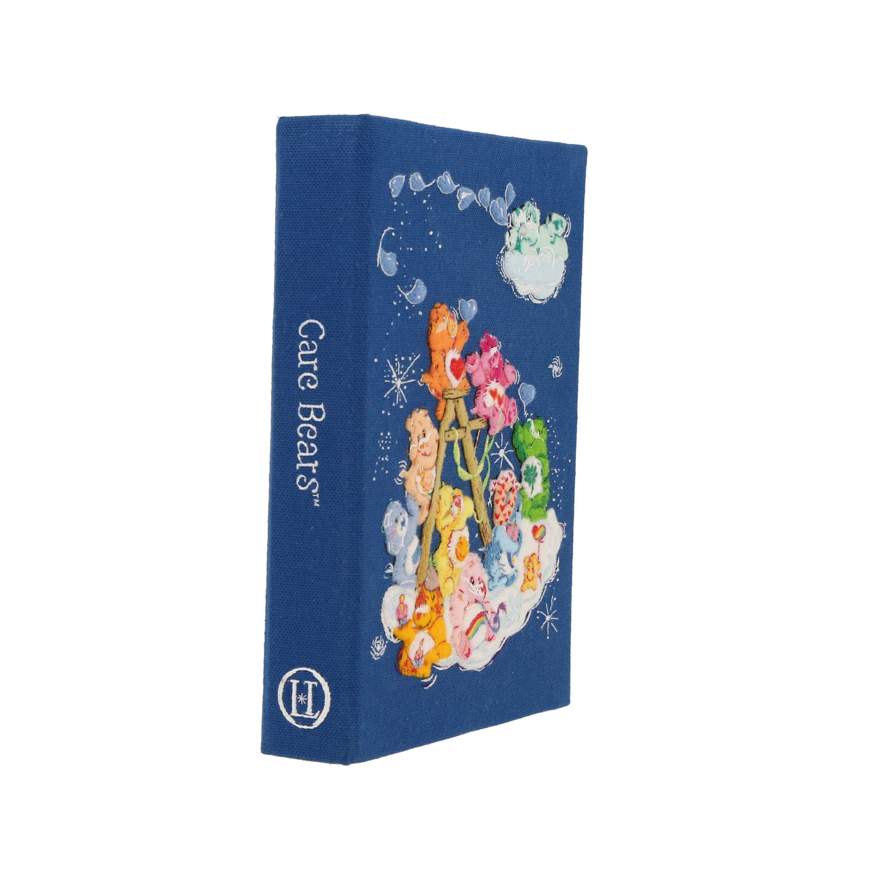 Bolso joya Olympia Le-Tan Care Bears en lona azul