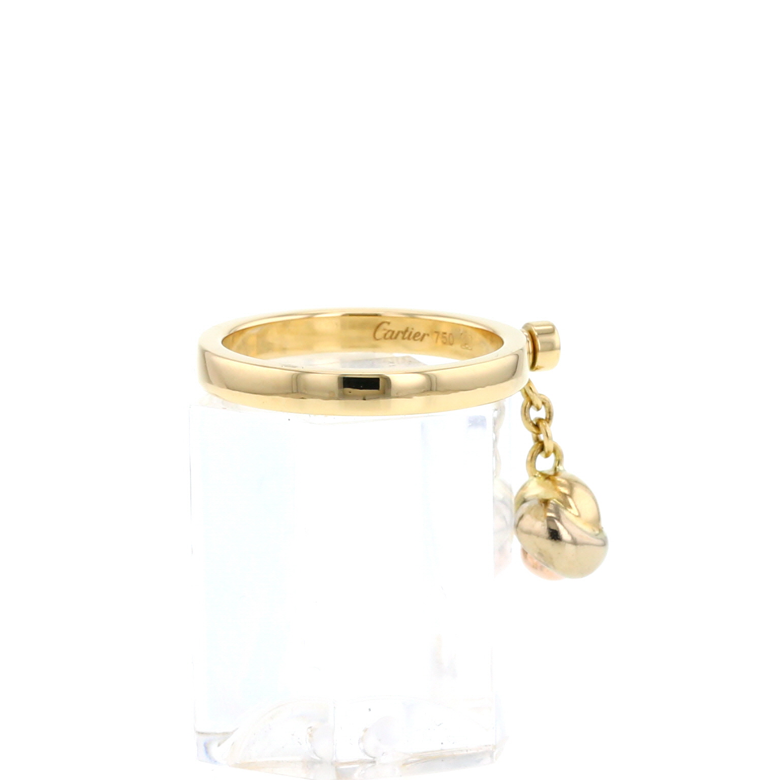 Bague Cartier Trinity en 3 ors et diamant