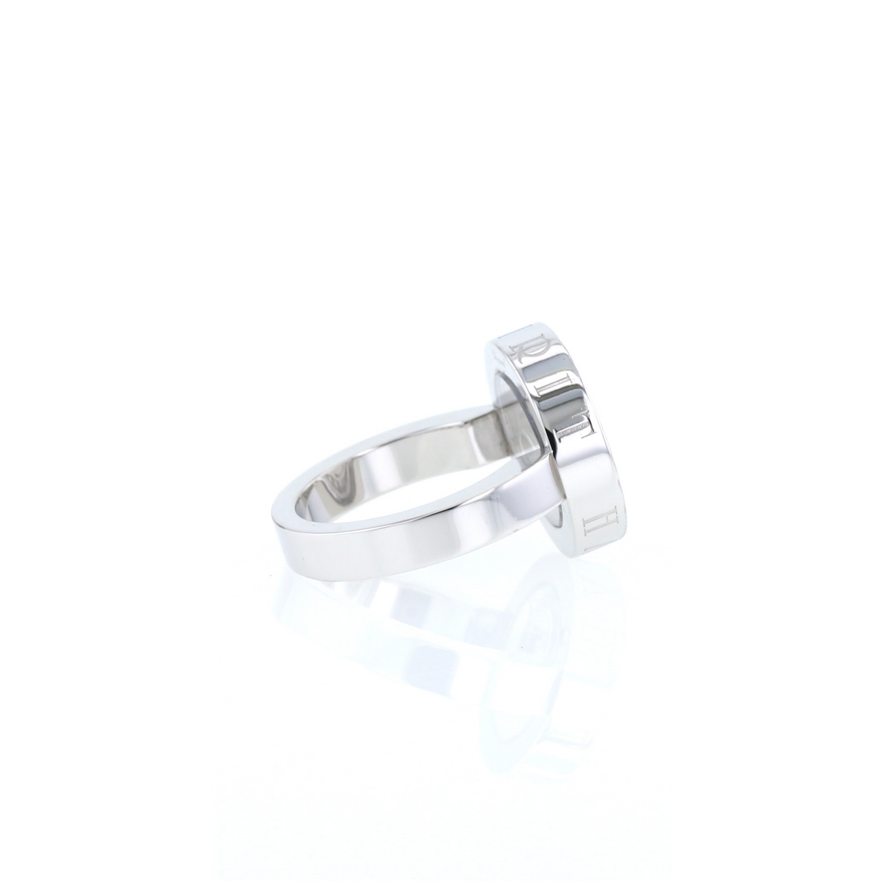 Sortija Chopard Happy Spirit de oro blanco y diamantes
