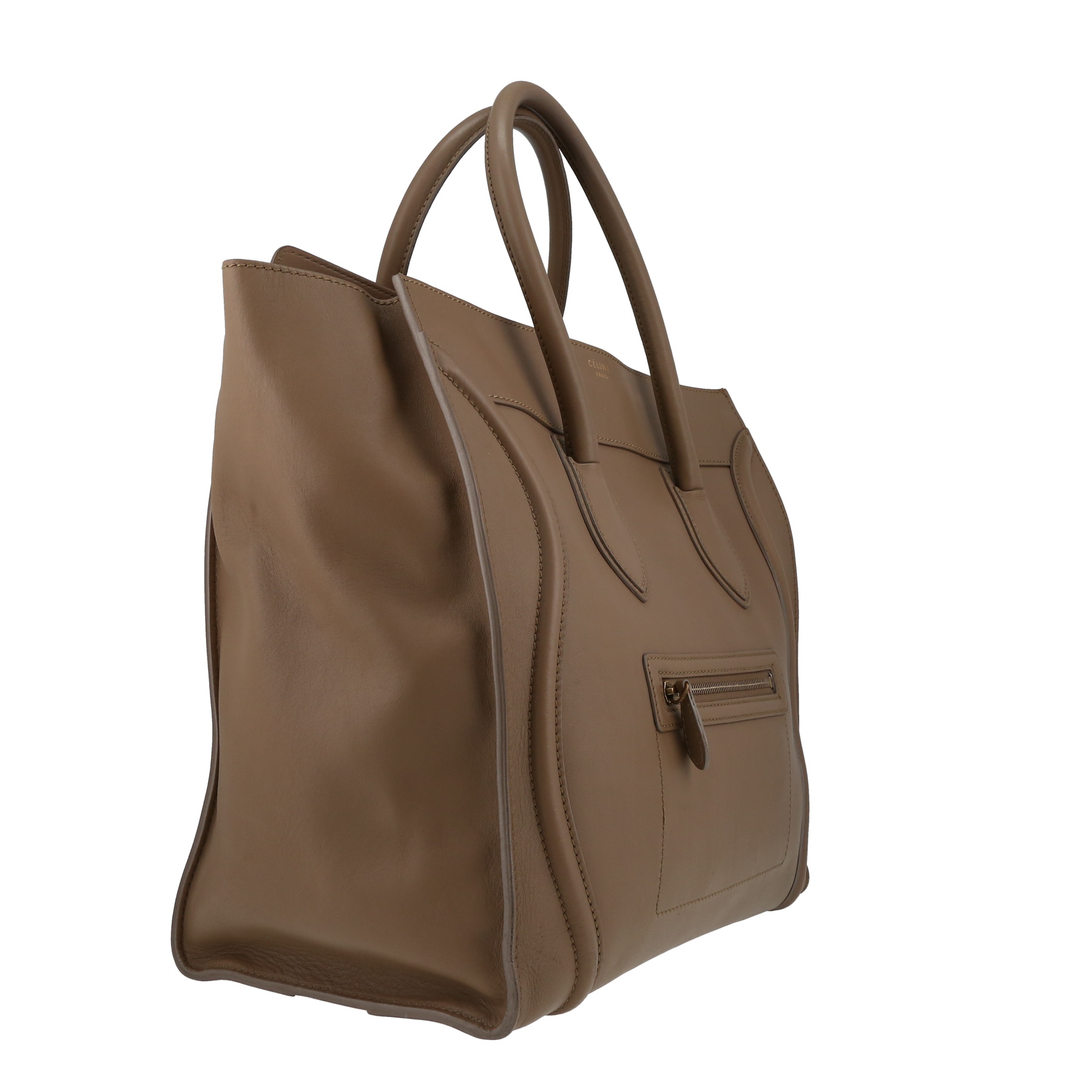 Borsa Celine  Luggage taglia XL  in pelle color talpa