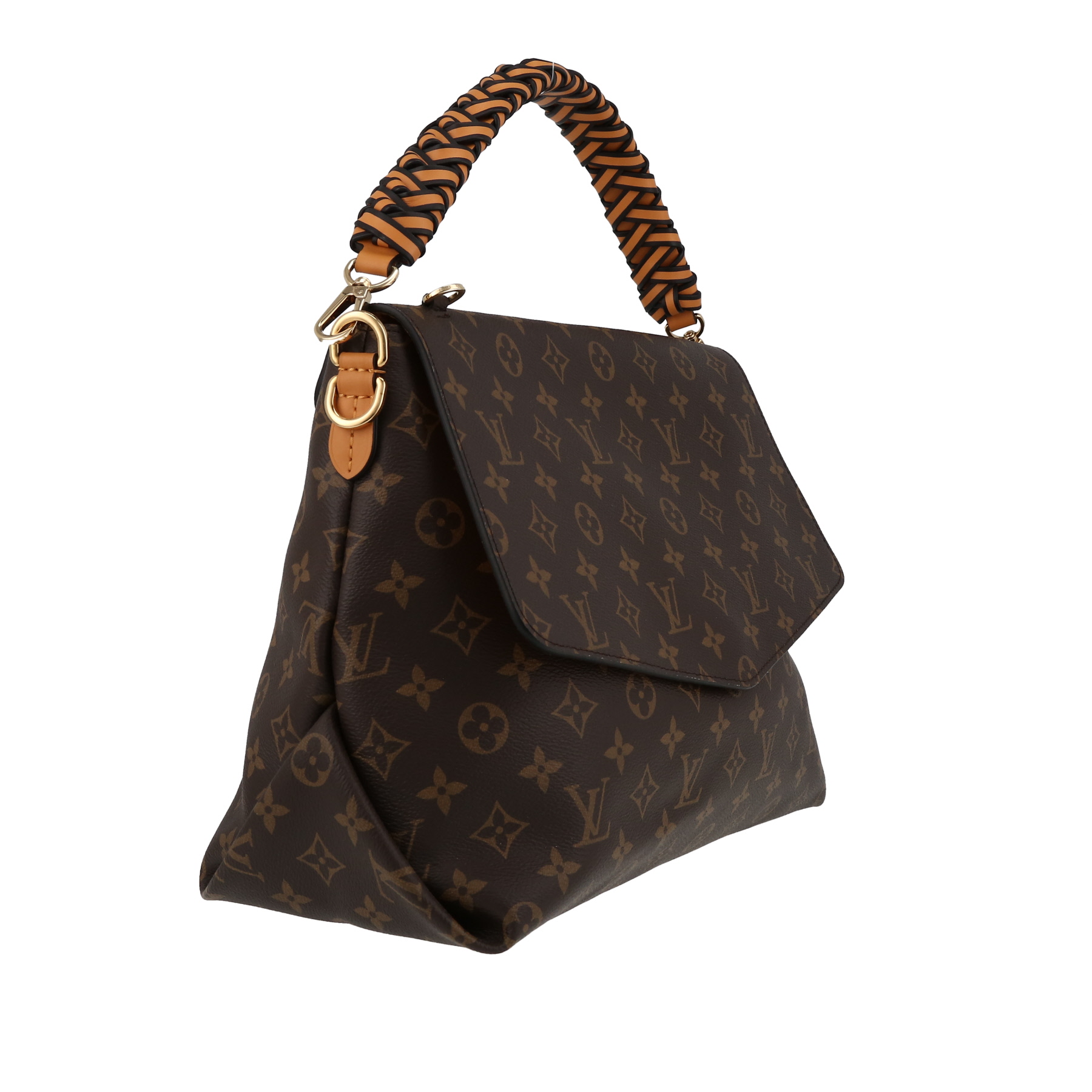 Borsa a tracolla Louis Vuitton  Beaubourg in tela monogram e pelle nera