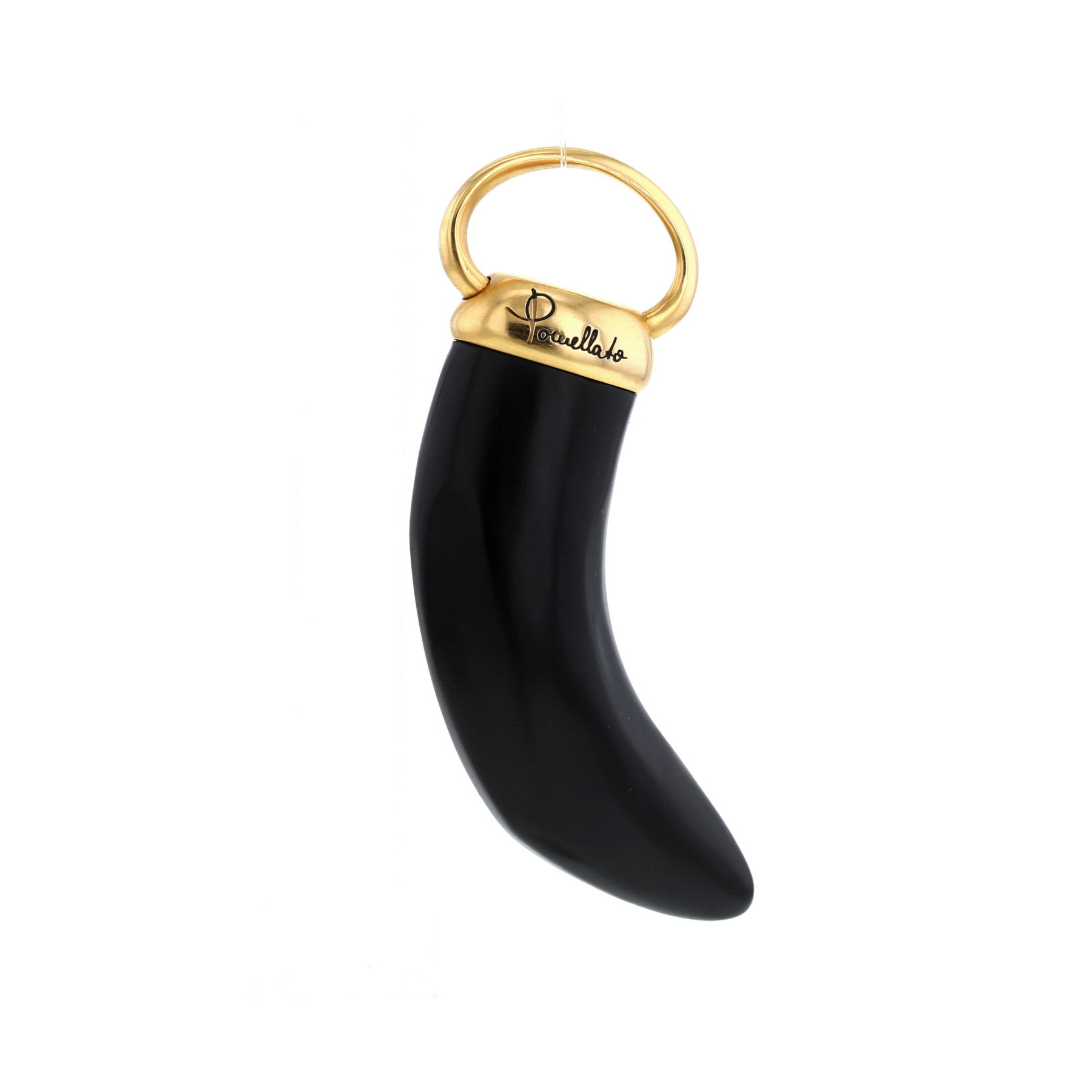 Pendentif Pomellato Victoria en or rose et jais