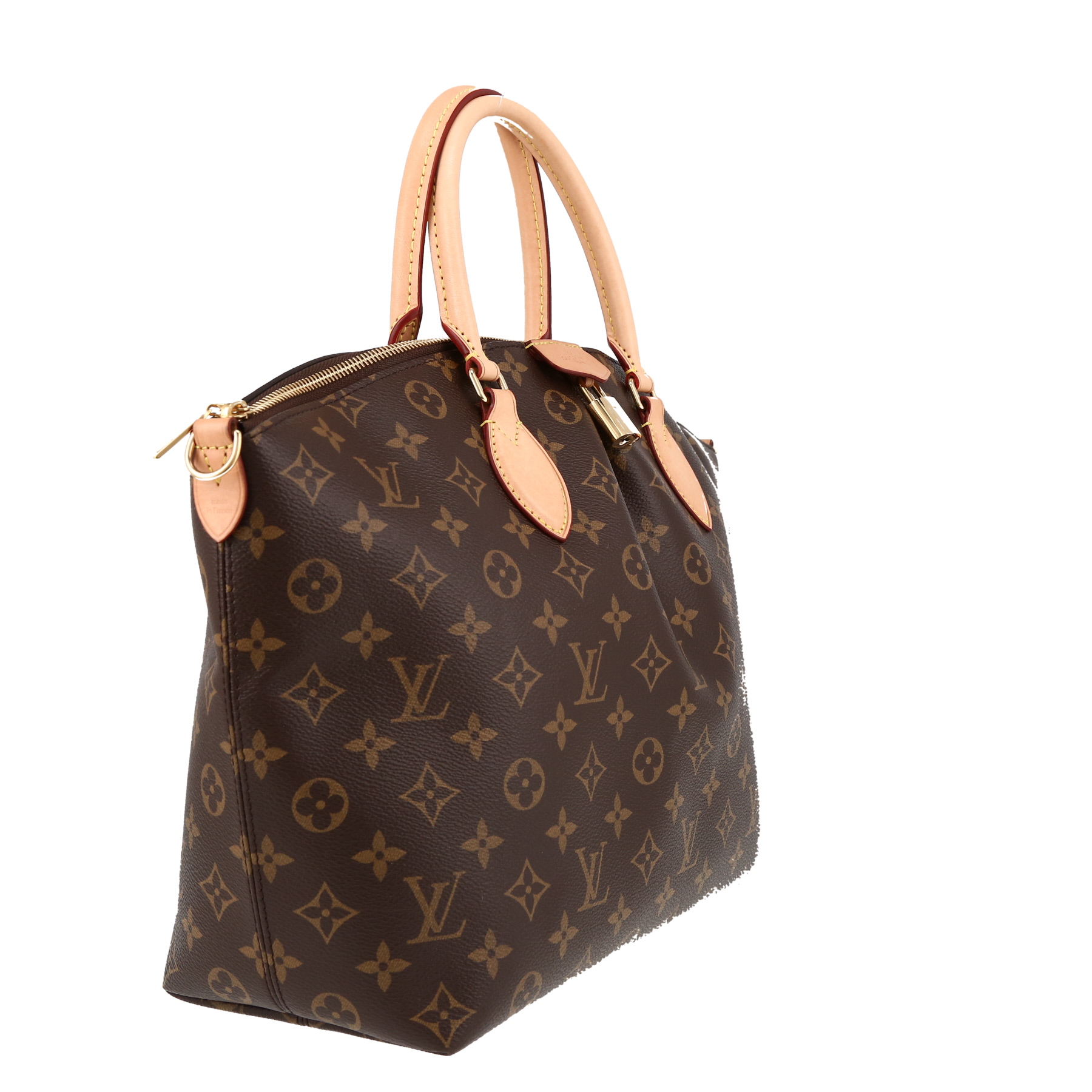 Louis Vuitton  Rivoli shoulder bag  monogram canvas  and natural leather
