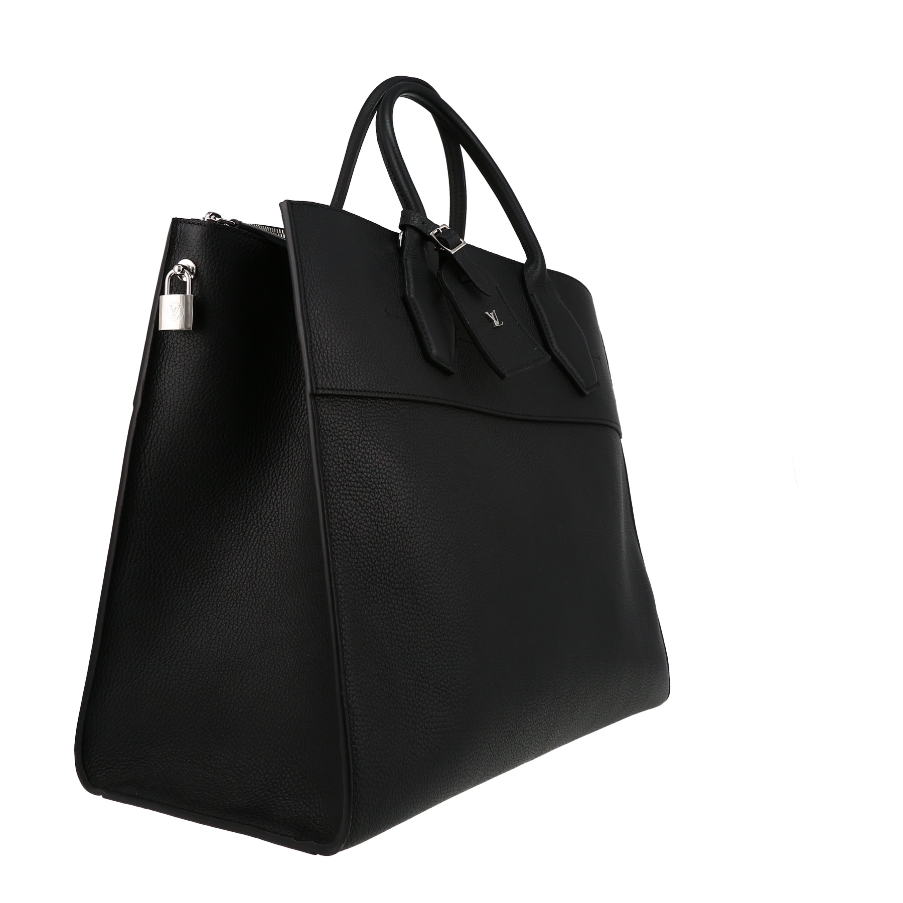 Bolsa de viaje Louis Vuitton  City Steamer en cuero negro