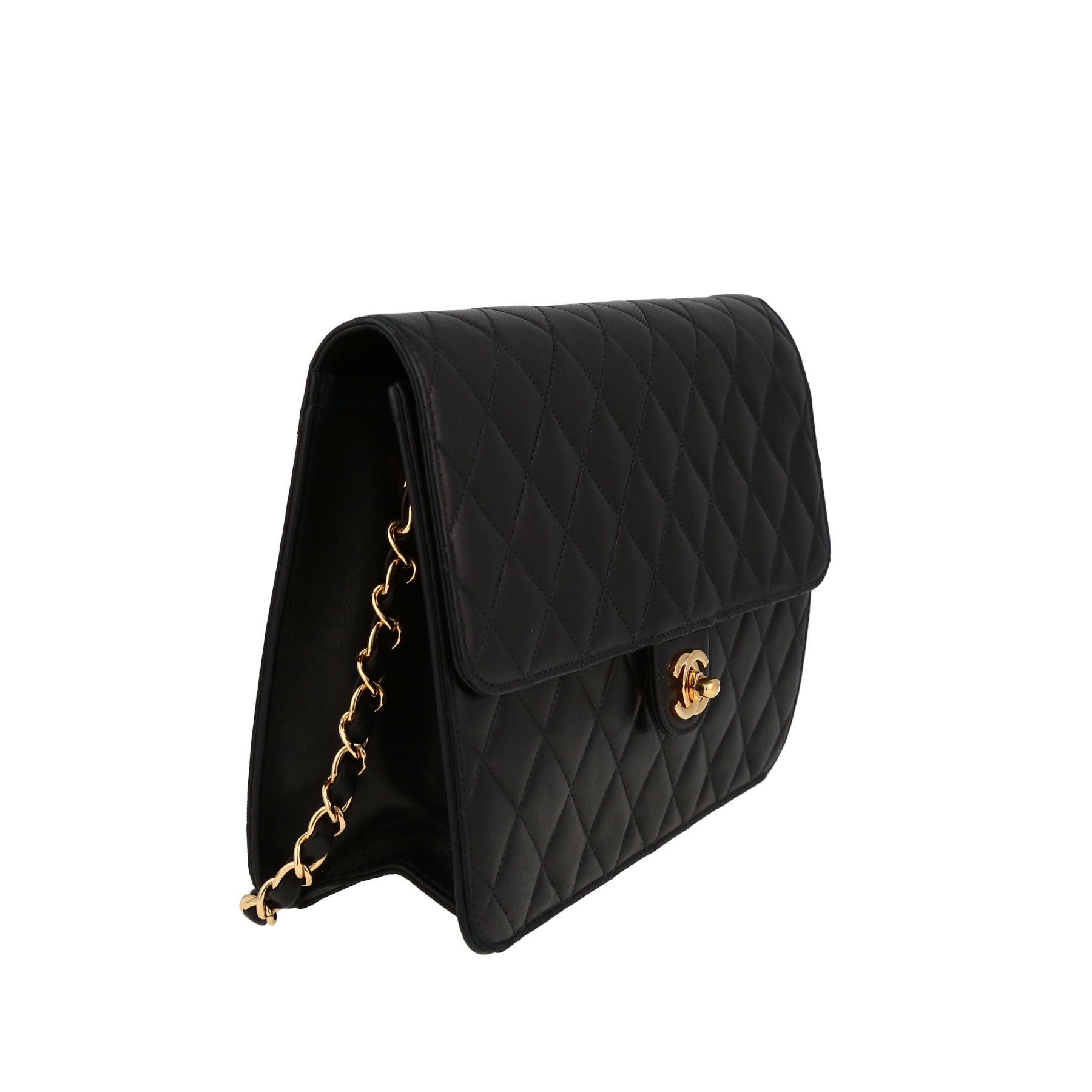 Chanel  Timeless handbag  in black quilted leather