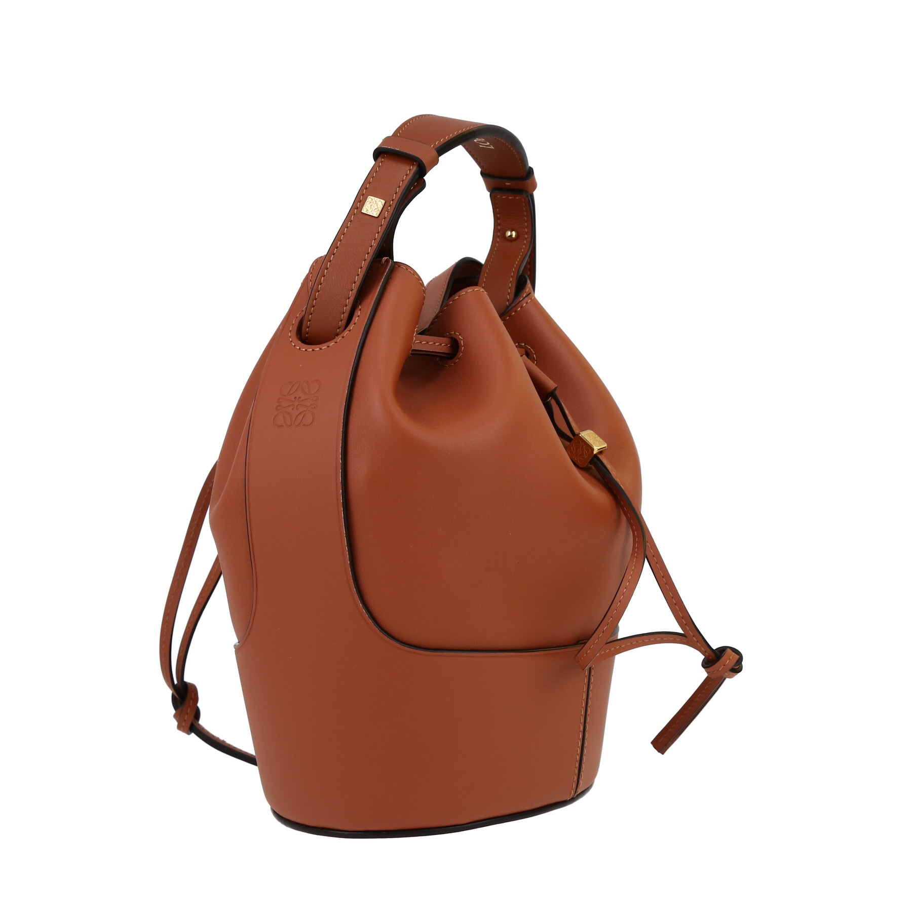 Sac à main Loewe  Balloon petit modèle  en cuir marron