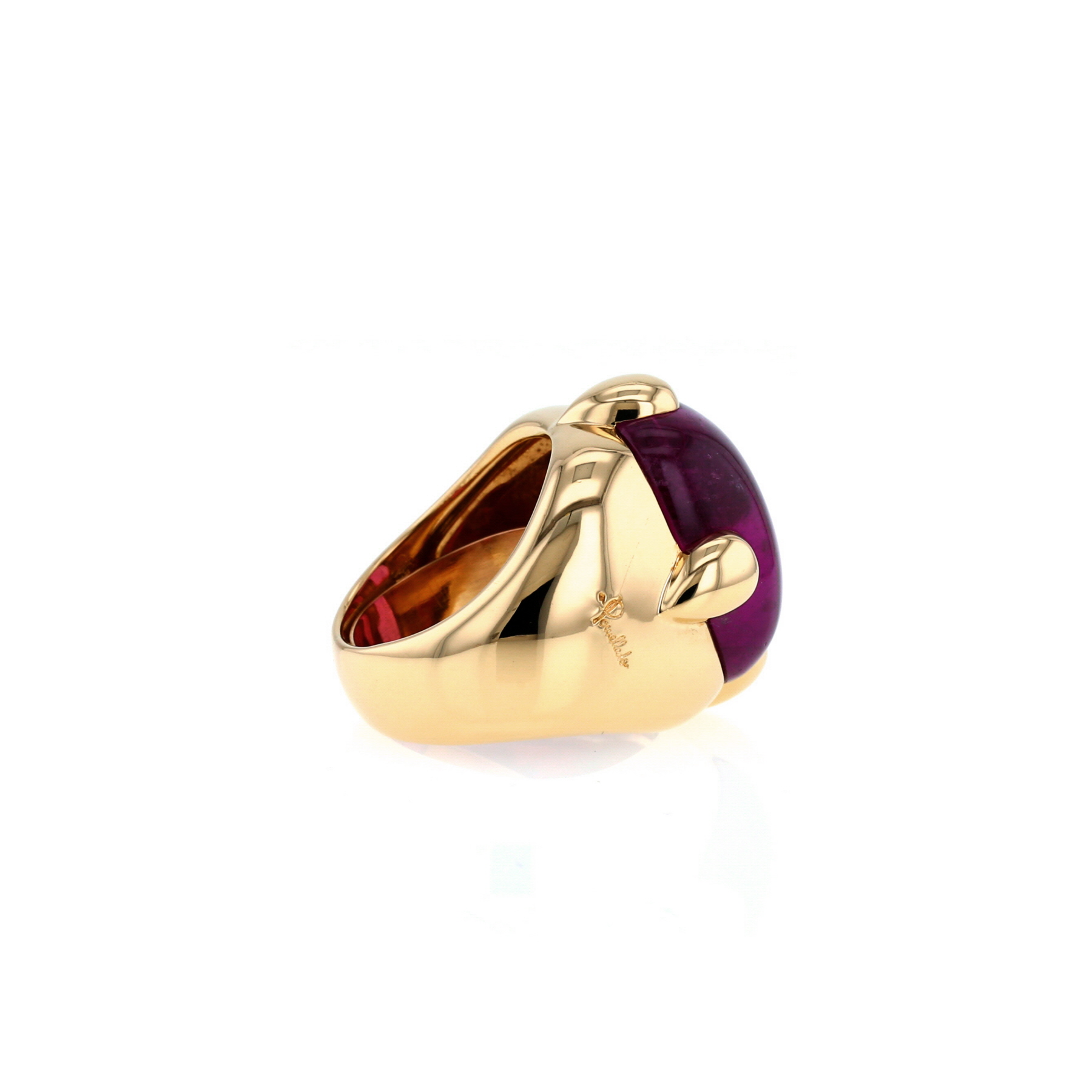 Bague Pomellato Griffe en or jaune et tourmaline