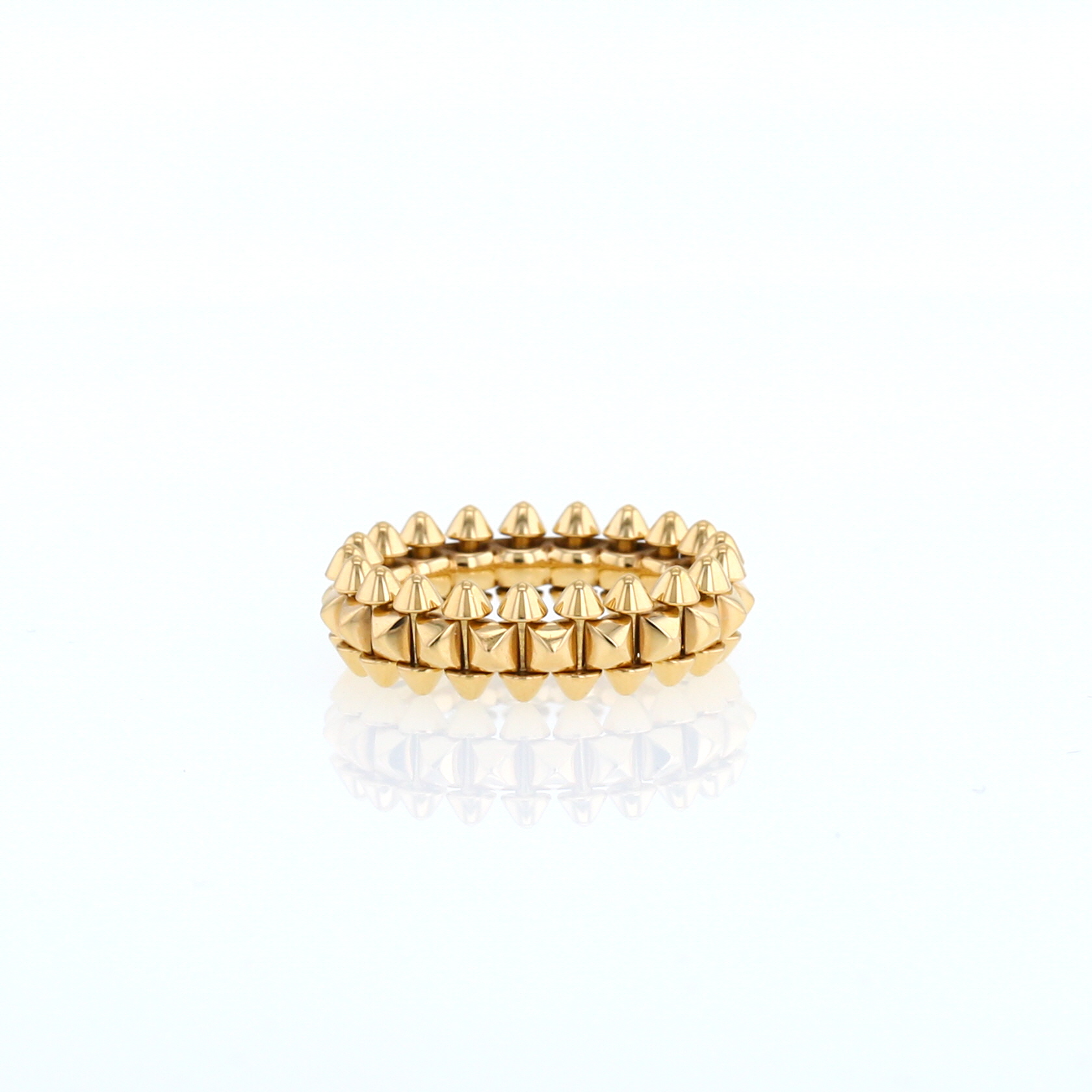 洗練ジュエリー【Cartier】Clash de Cartier ring small Model CRB4229800 - Clash de Cartier ring Small Model - Rose gold