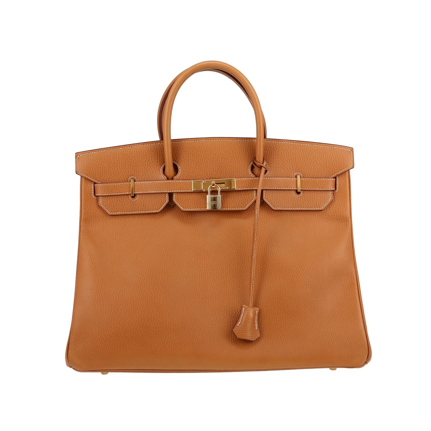 Birkin 40 cm Handbag In Fjord Leather