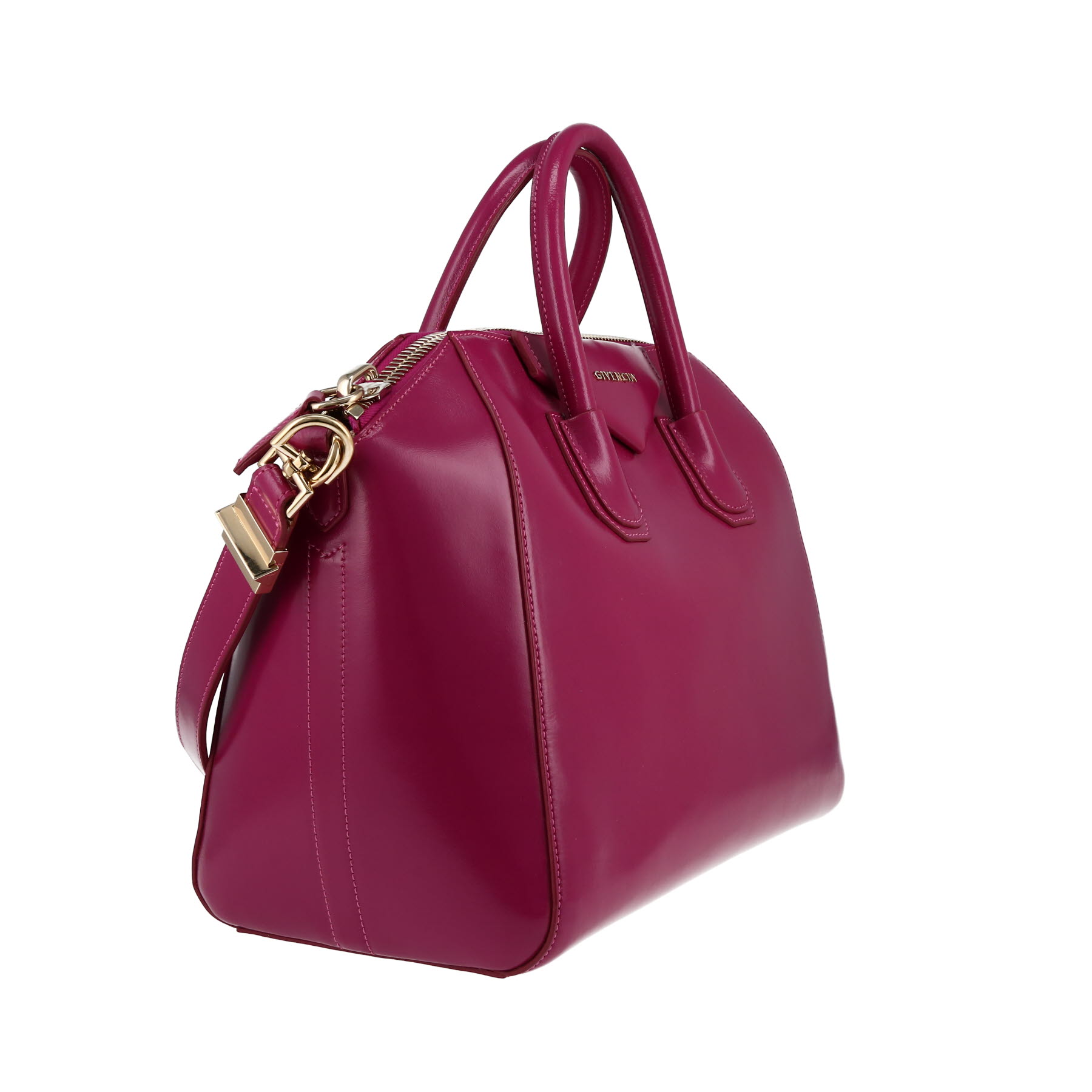Givenchy  Antigona medium model  handbag  in fuchsia leather