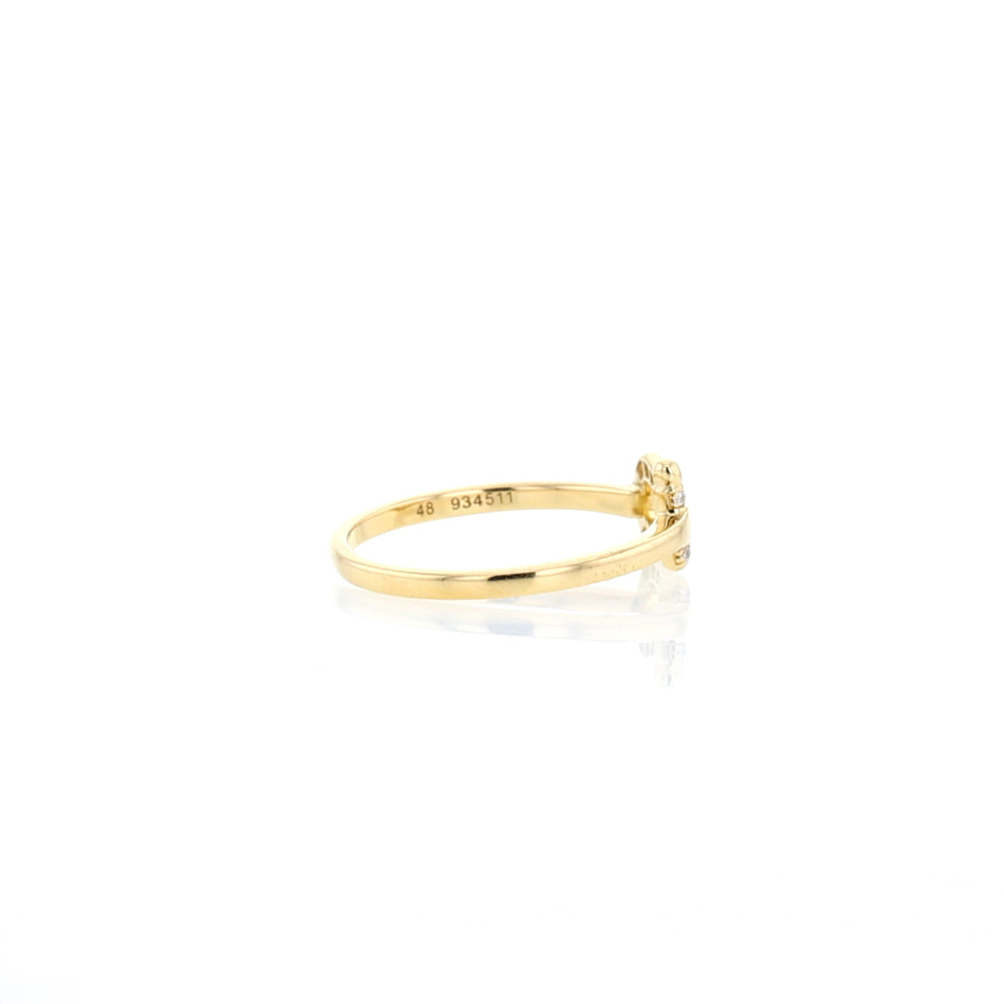 Bague Fred Force 10 petit modèle en or jaune et diamants