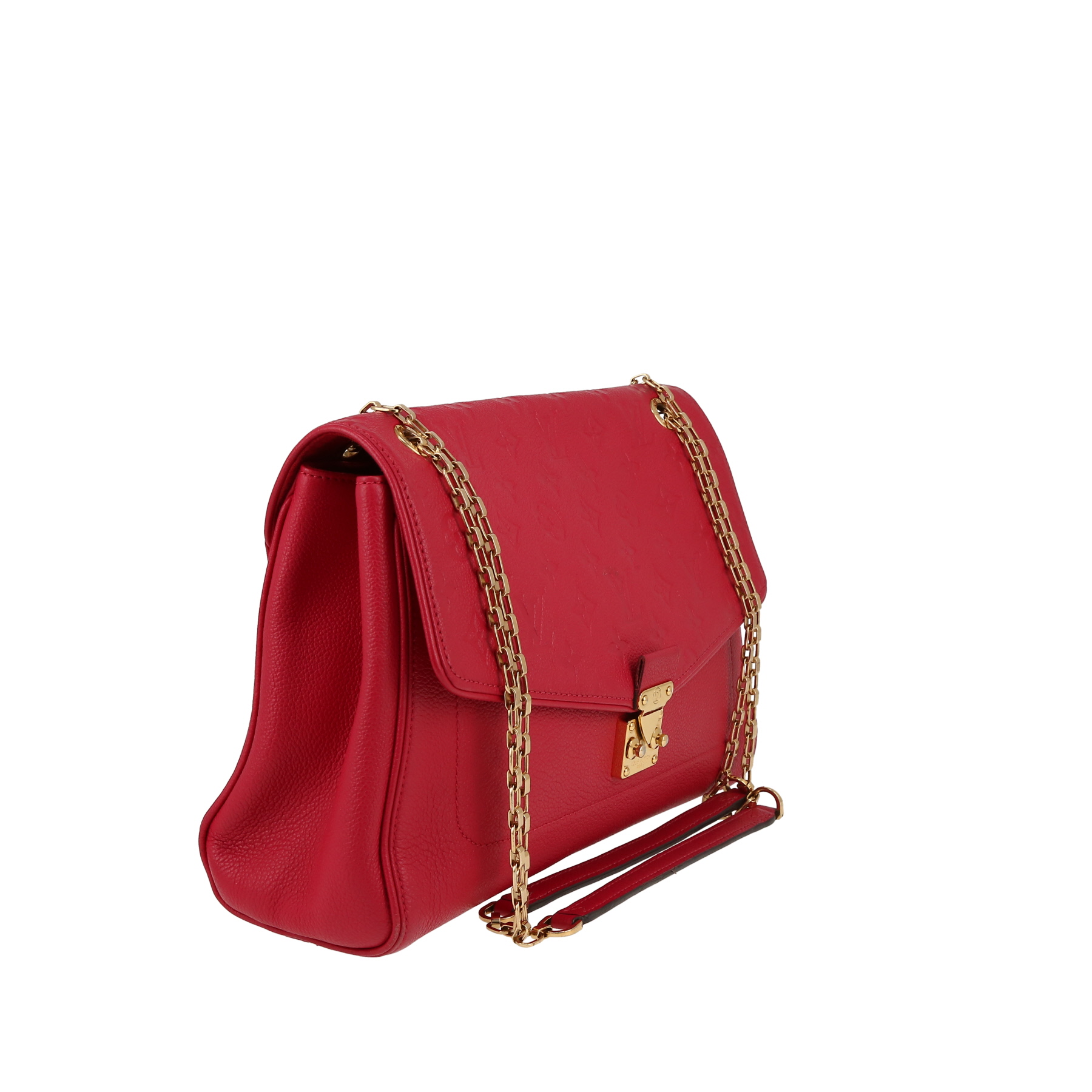 Louis Vuitton  Saint Germain shoulder bag  in red empreinte monogram leather