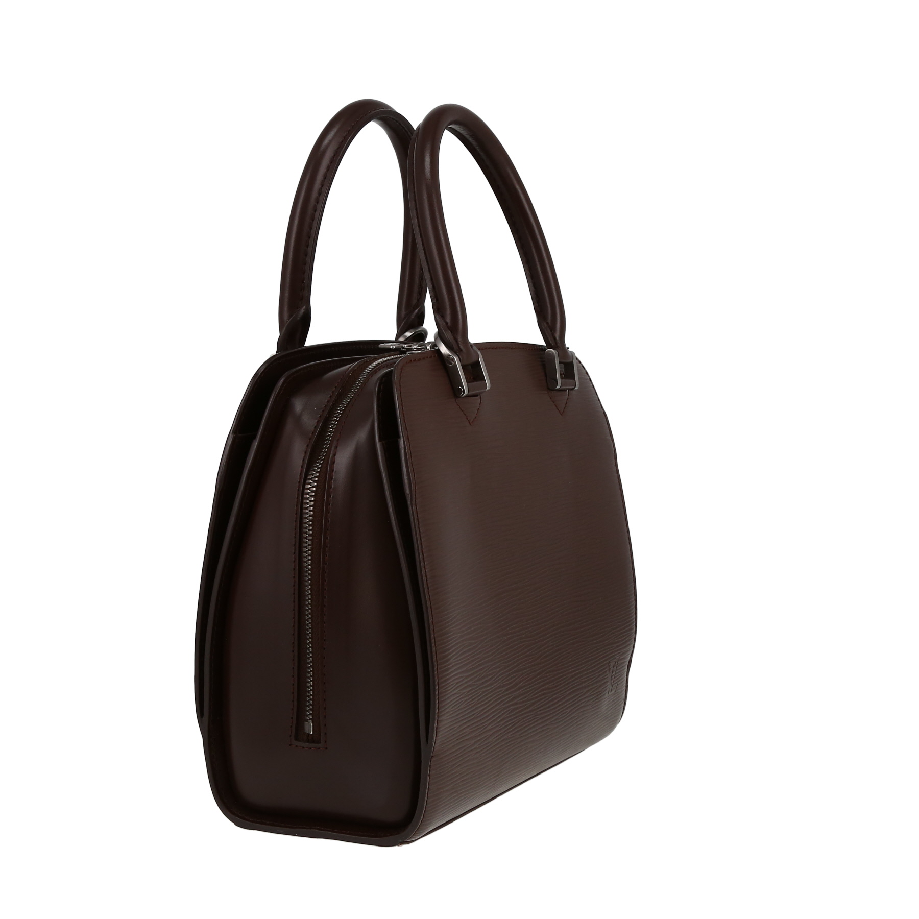 Sac à main Louis Vuitton  Pont Neuf en cuir épi marron