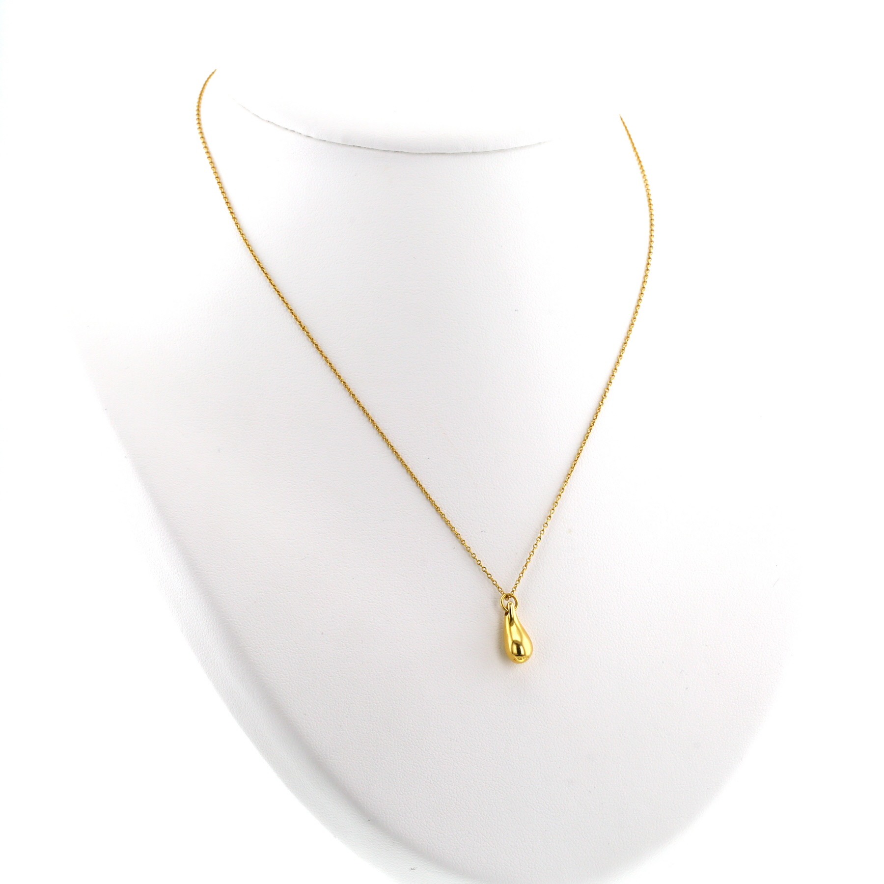 Collar Tiffany & Co Teardrop de oro amarillo