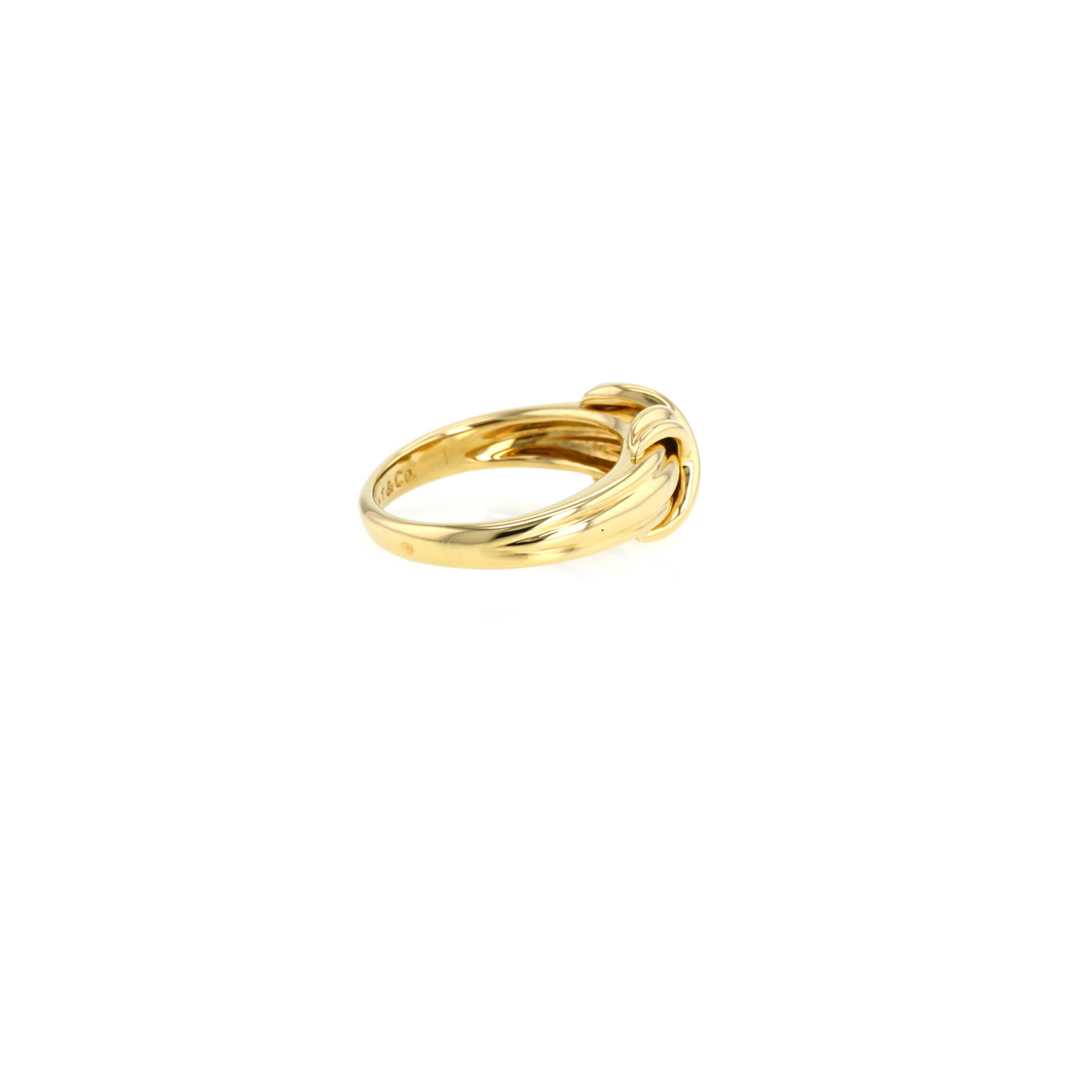 Tiffany 
Co Rope ring in yellow gold