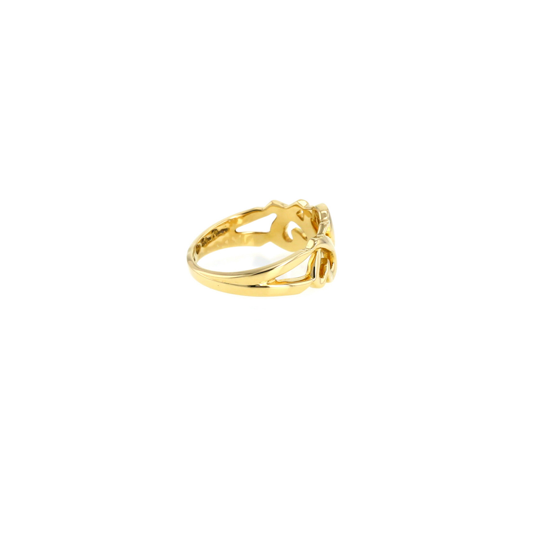 Tiffany 
Co Hearts ring in yellow gold
