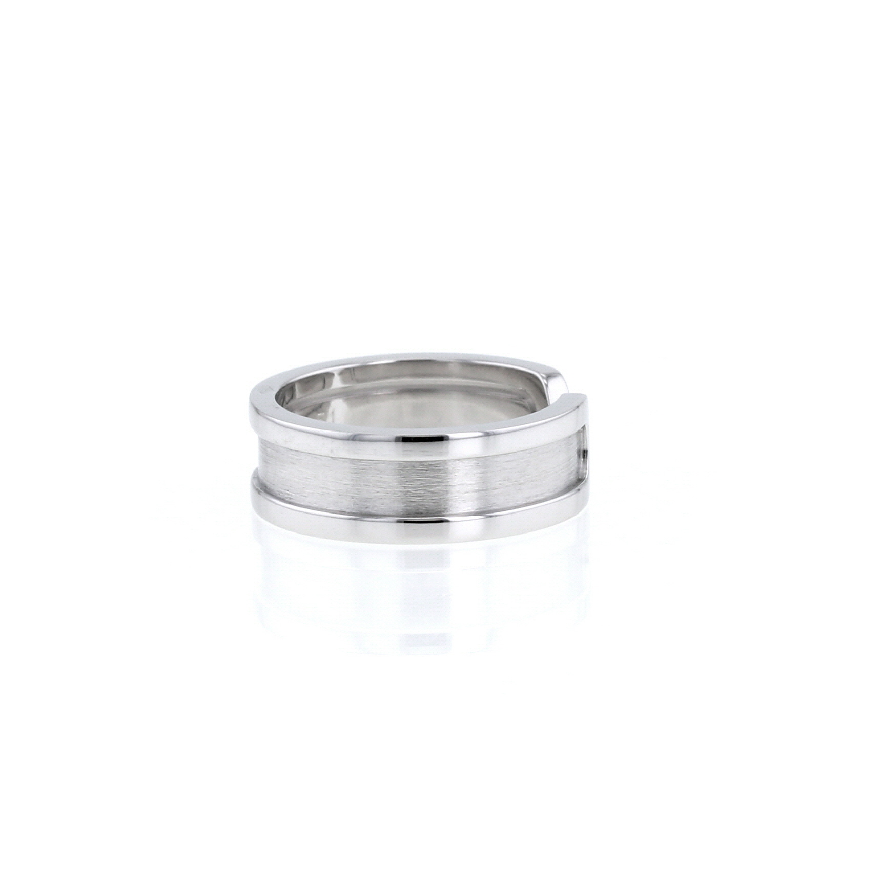 Open Cartier C de Cartier ring in white gold