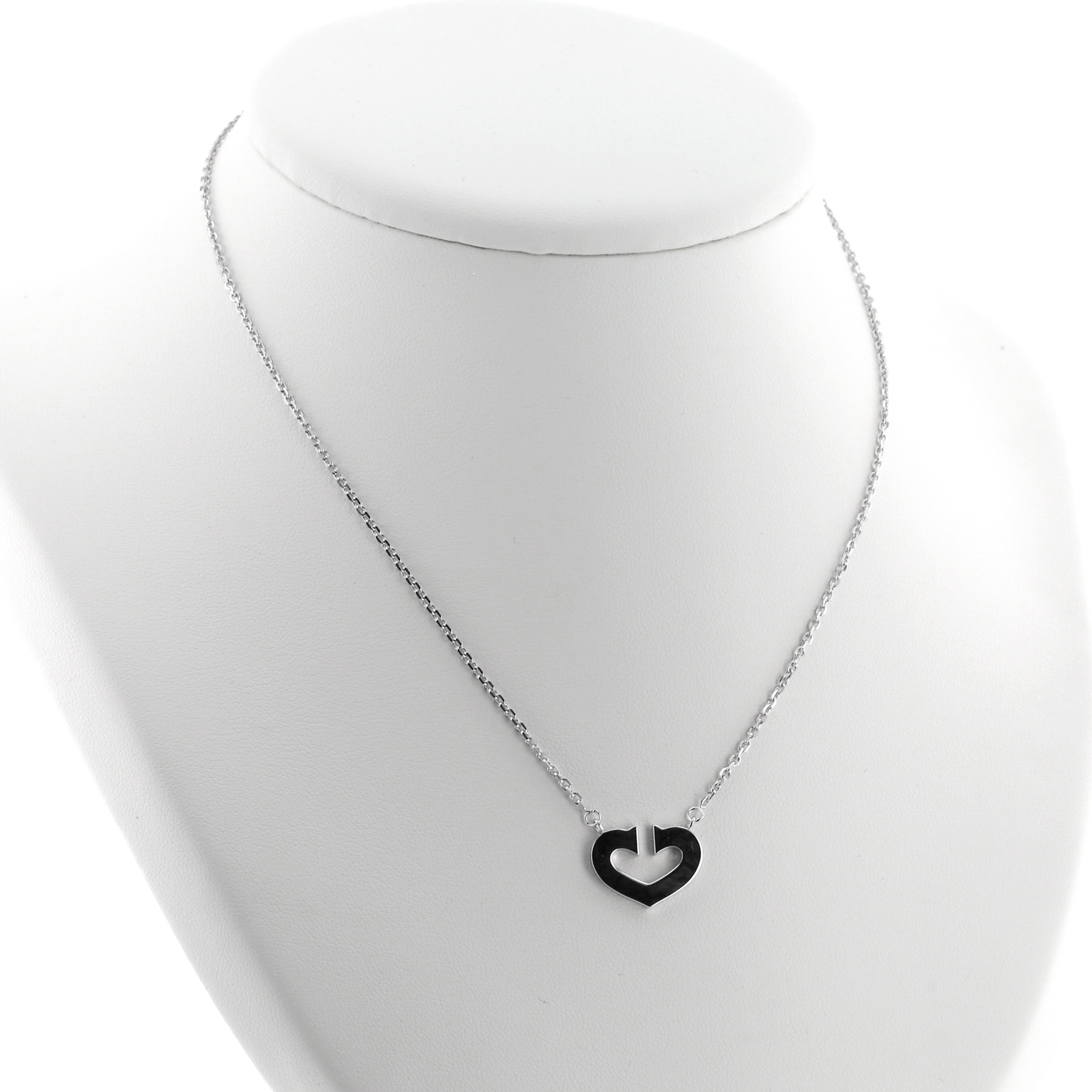 Collana Cartier C de Cartier in oro bianco