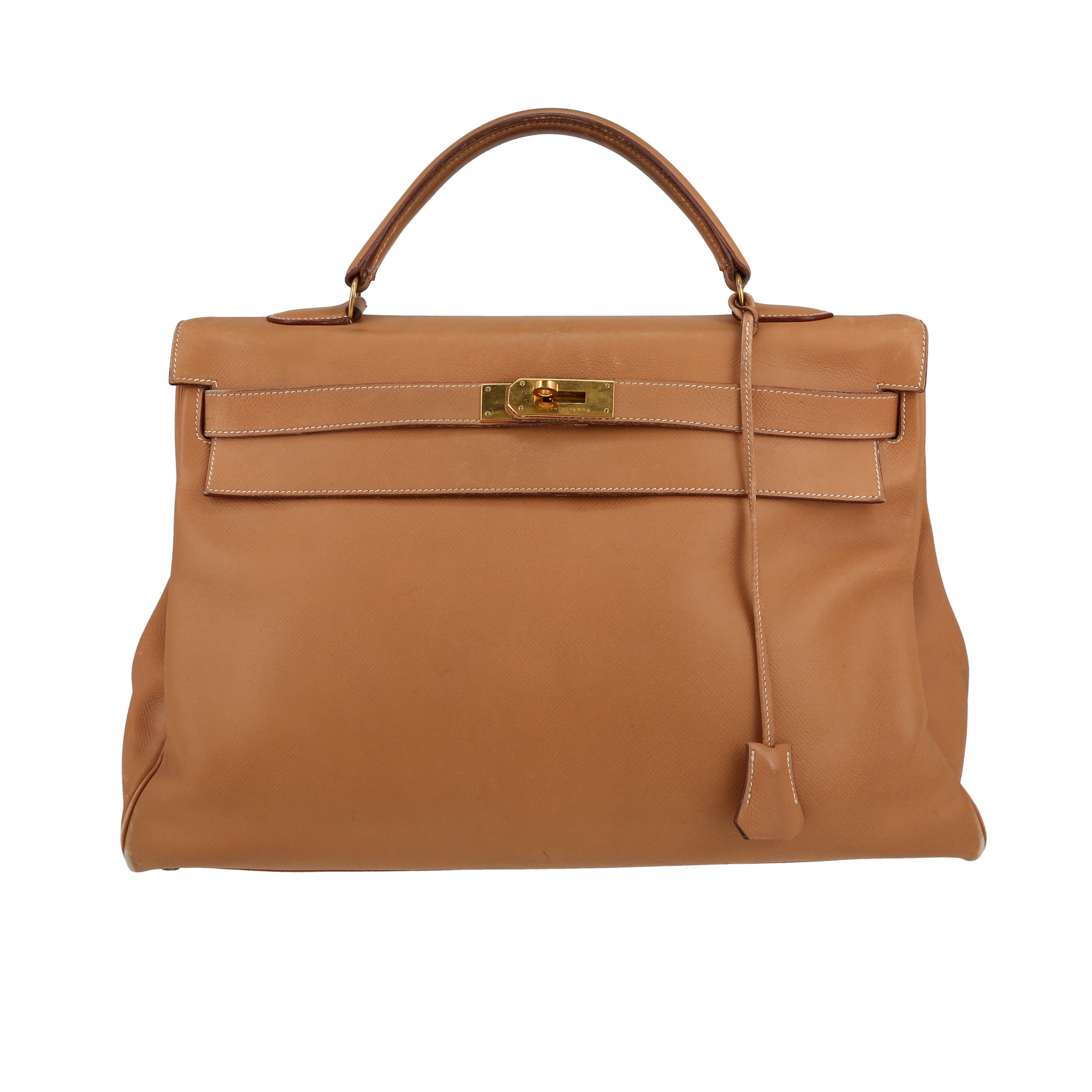 HERMES 
ミニポップHピアス Pre-owned Hermes Birkin 40 Bordeaux Shiny Porosus Crocodile