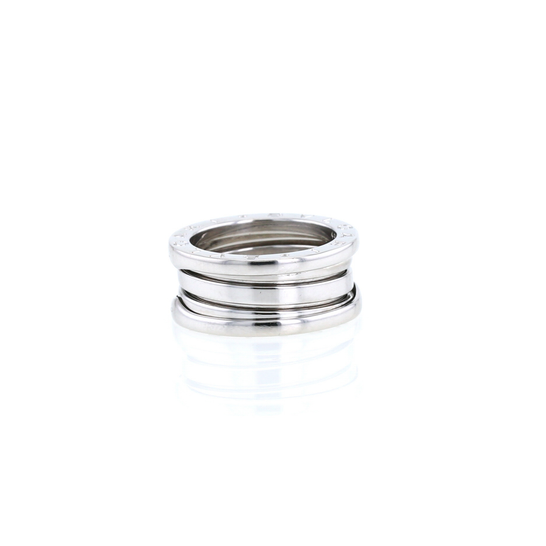Bulgari B.Zero1 medium model ring in white gold, size 49