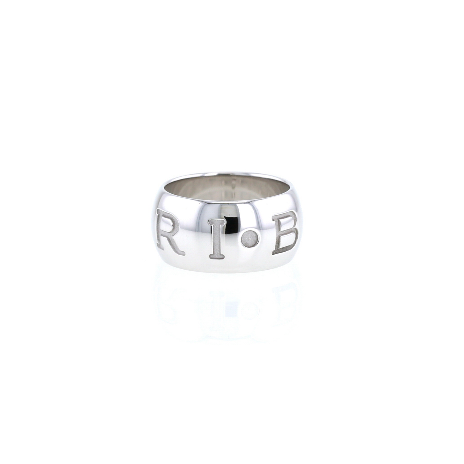 Bague Bulgari Monologo en or blanc