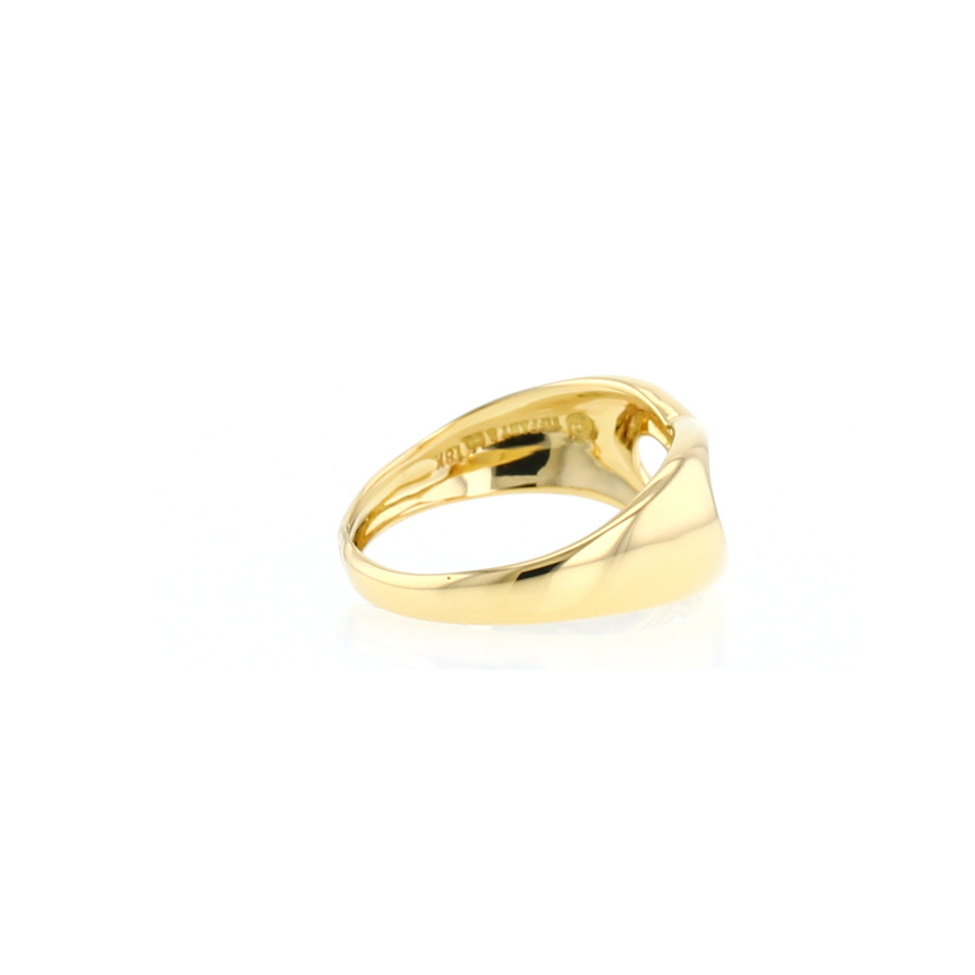 Tiffany & Co Open Heart ring in yellow gold