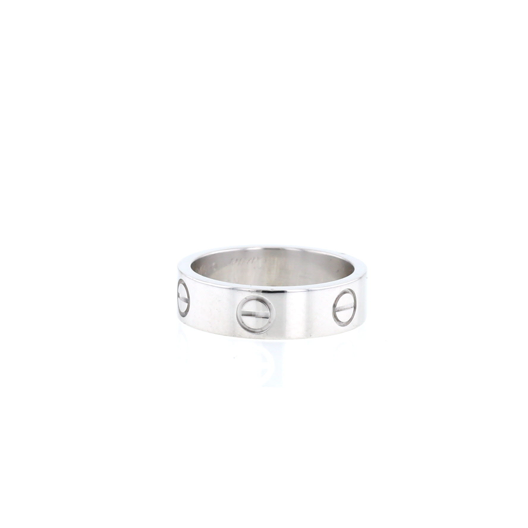 Bague Cartier Love en or blanc