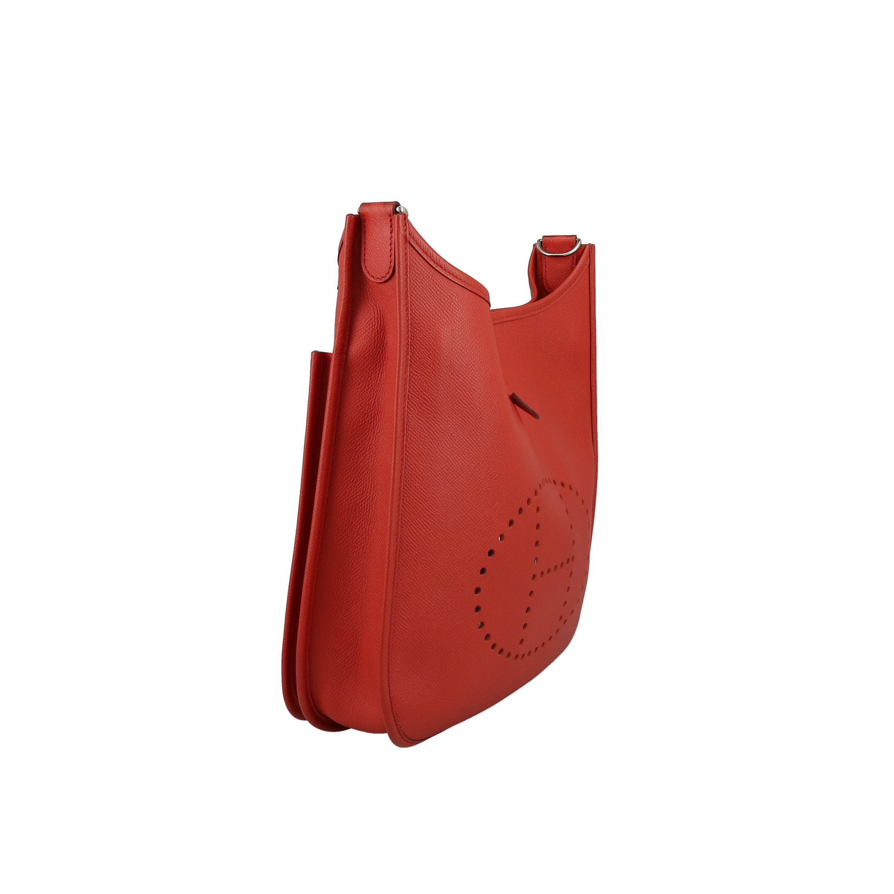 Hermès  Evelyne III shoulder bag  in red epsom leather