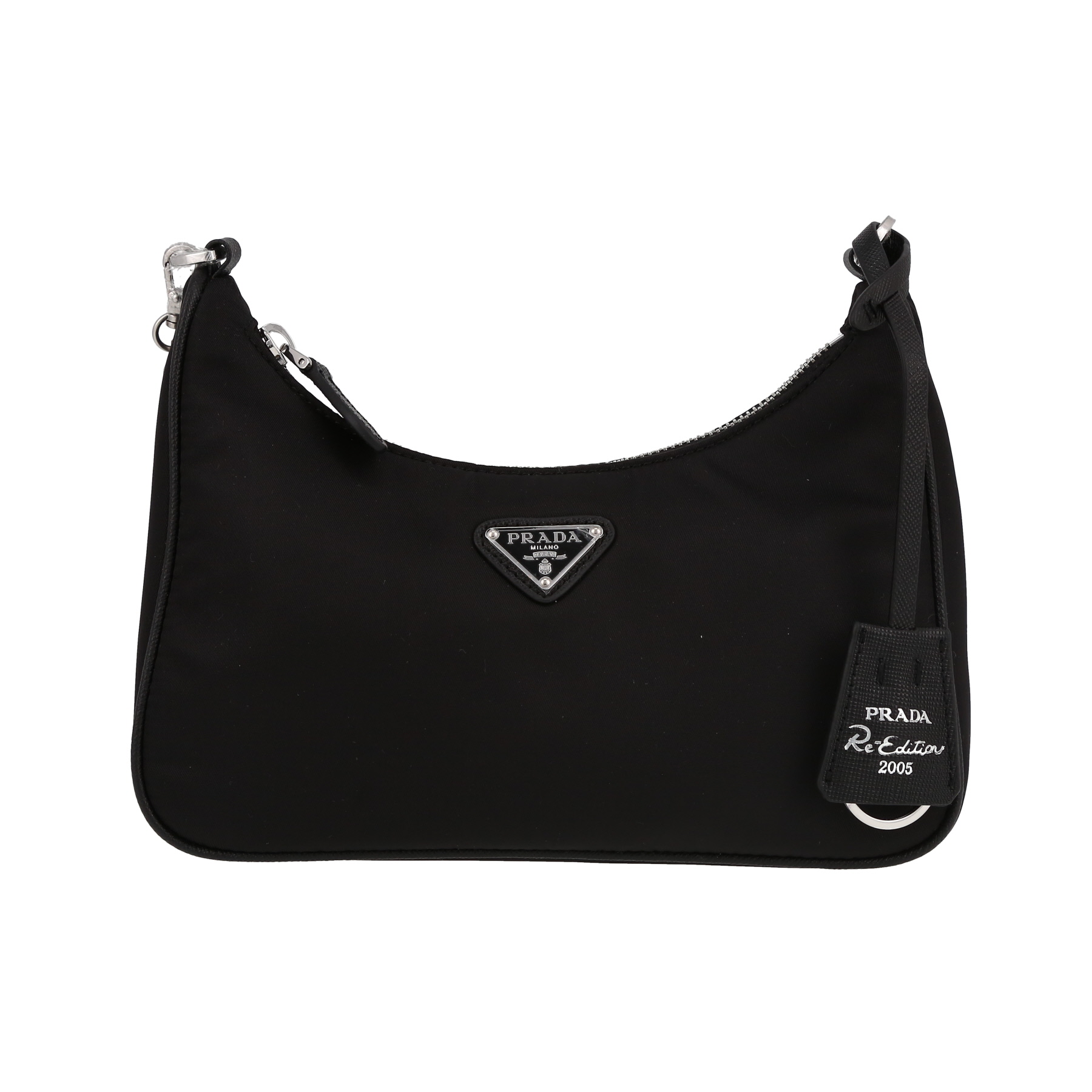 バッグ PRADA re Edition 2005 Black Prada Re-edition 2005 Leather Bag | PRADA