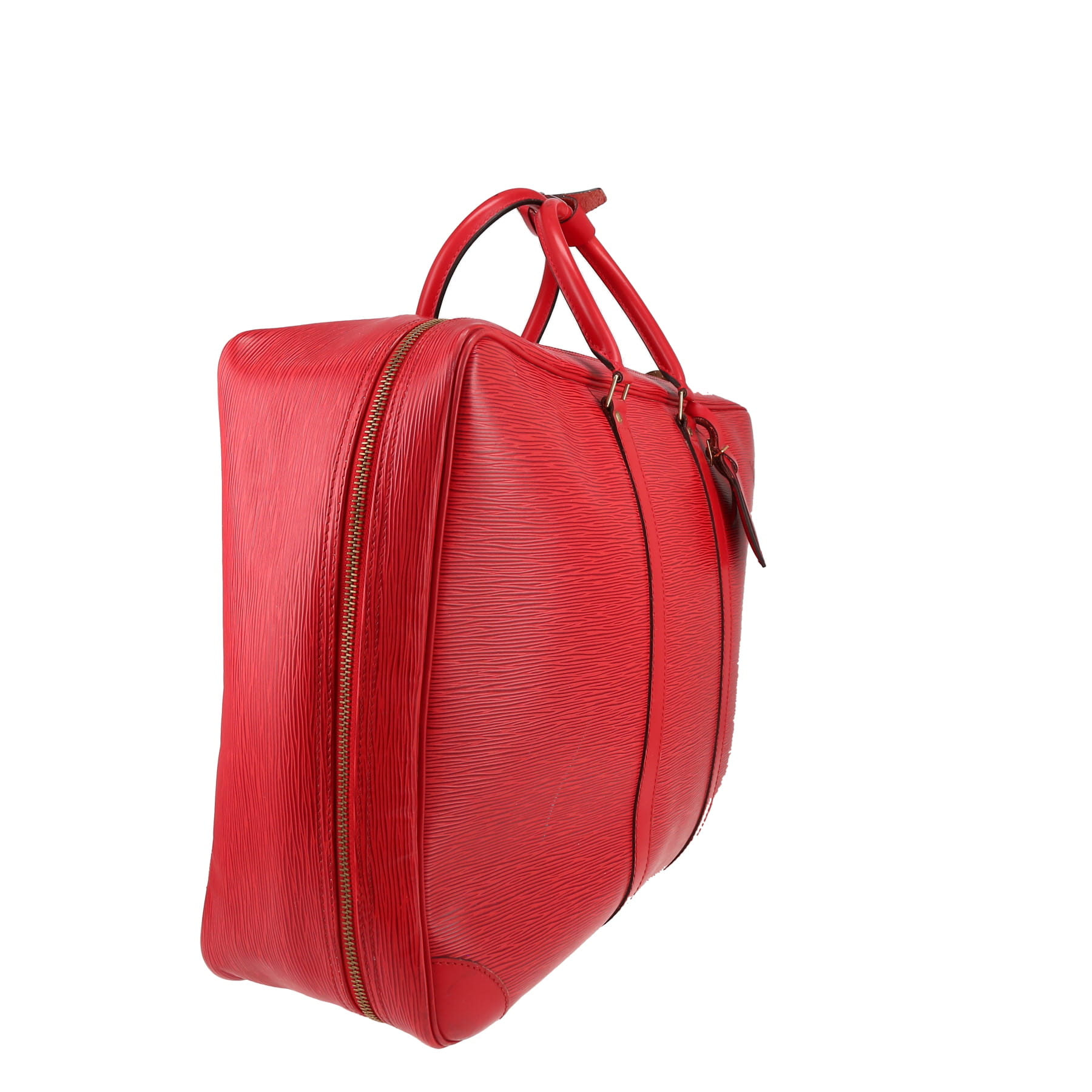 Bolsa de viaje Louis Vuitton  Sirius 50 en cuero Epi rojo
