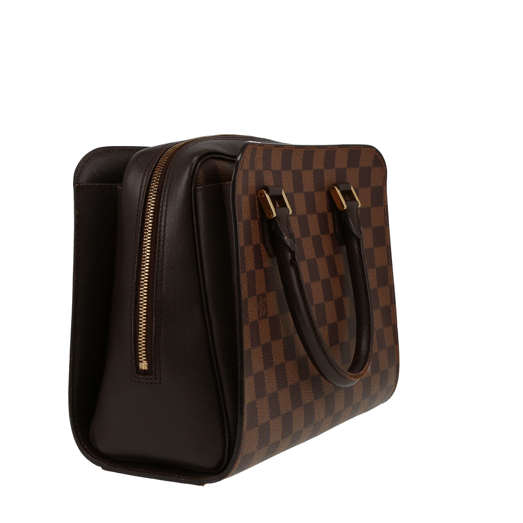 Louis Vuitton  Triana handbag  in ebene damier canvas  and brown